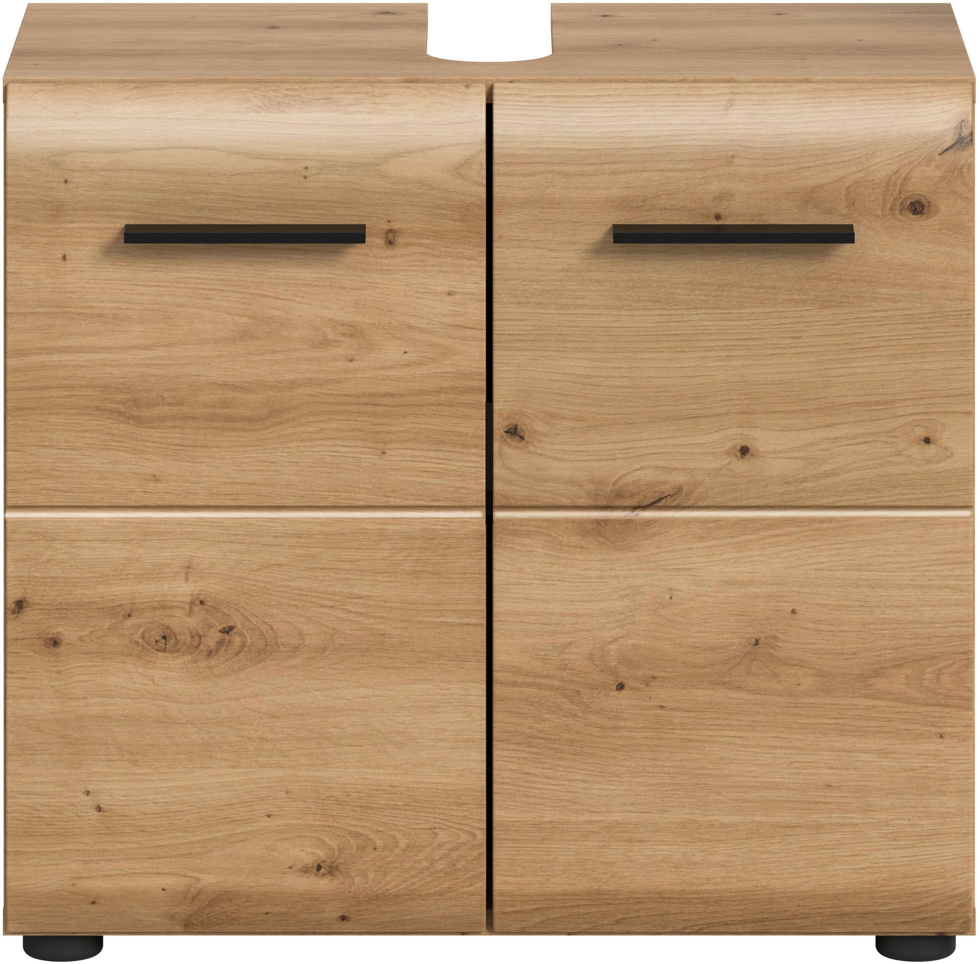 INOSIGN Waschbeckenunterschrank »FLORENZ, TOPSELLER!, Breite 60cm, 1 Einlegeboden, 2 Fächer« TOPSELLER!, 1 Stk. tlg. mit Siphonausschnitt, Badmöbel, Badschrank, Schrank, Kommode, Bad