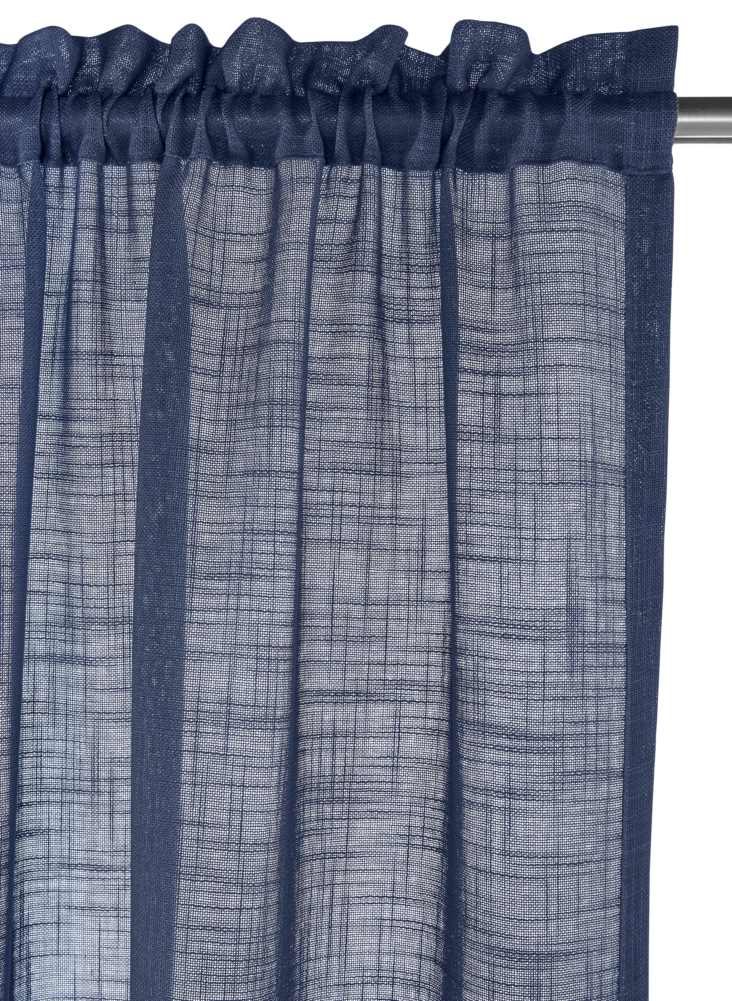 LeGer Home by Lena Gercke Gardine »Marusha« Stangendurchzug 2 Stk. tlg. Leinenoptik, grob gewebt, verschiedene Grössen,
