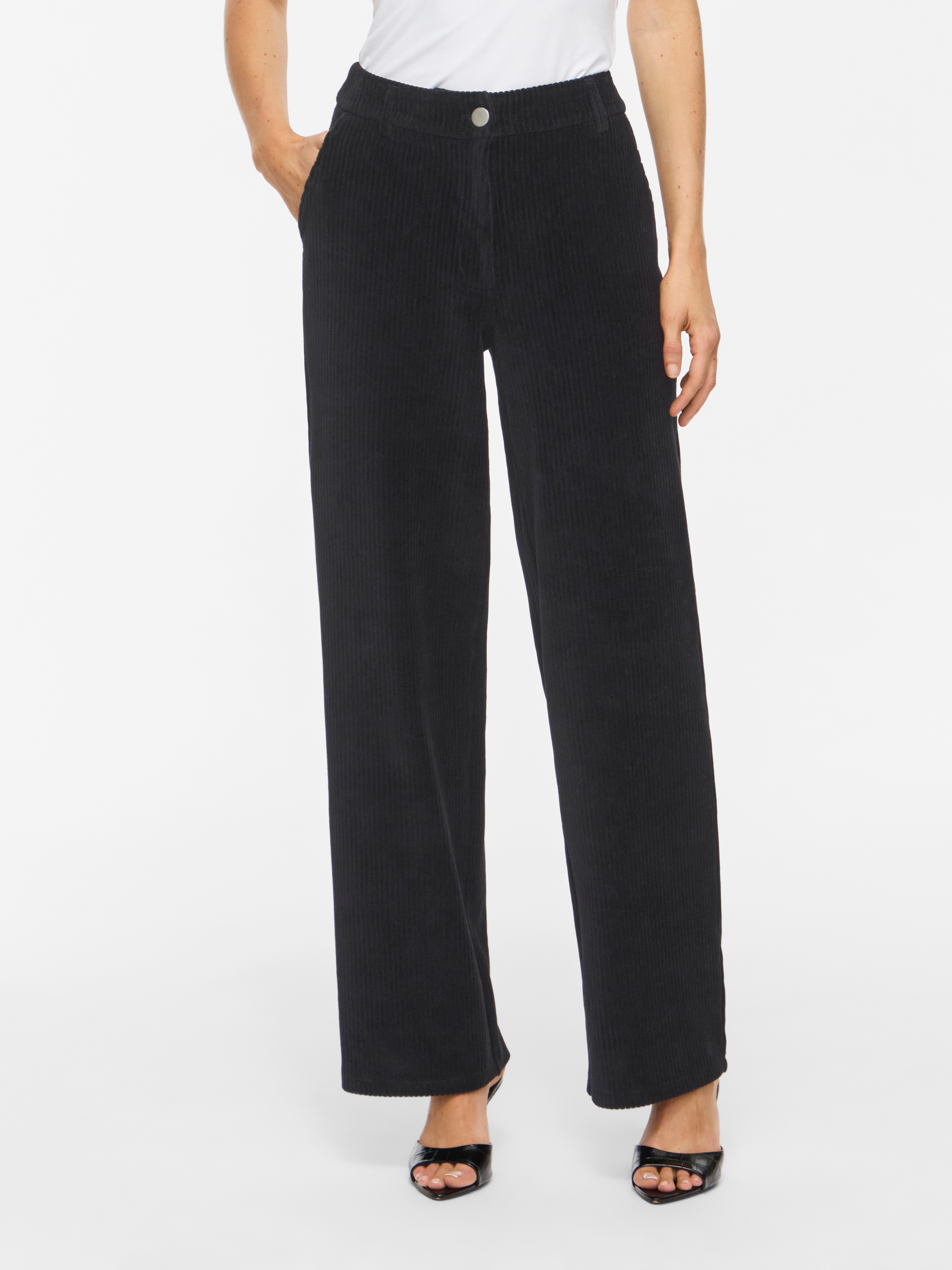 Vila Cordhose »VIKITA RW WIDE CORDUROY PANTS - NOOS«