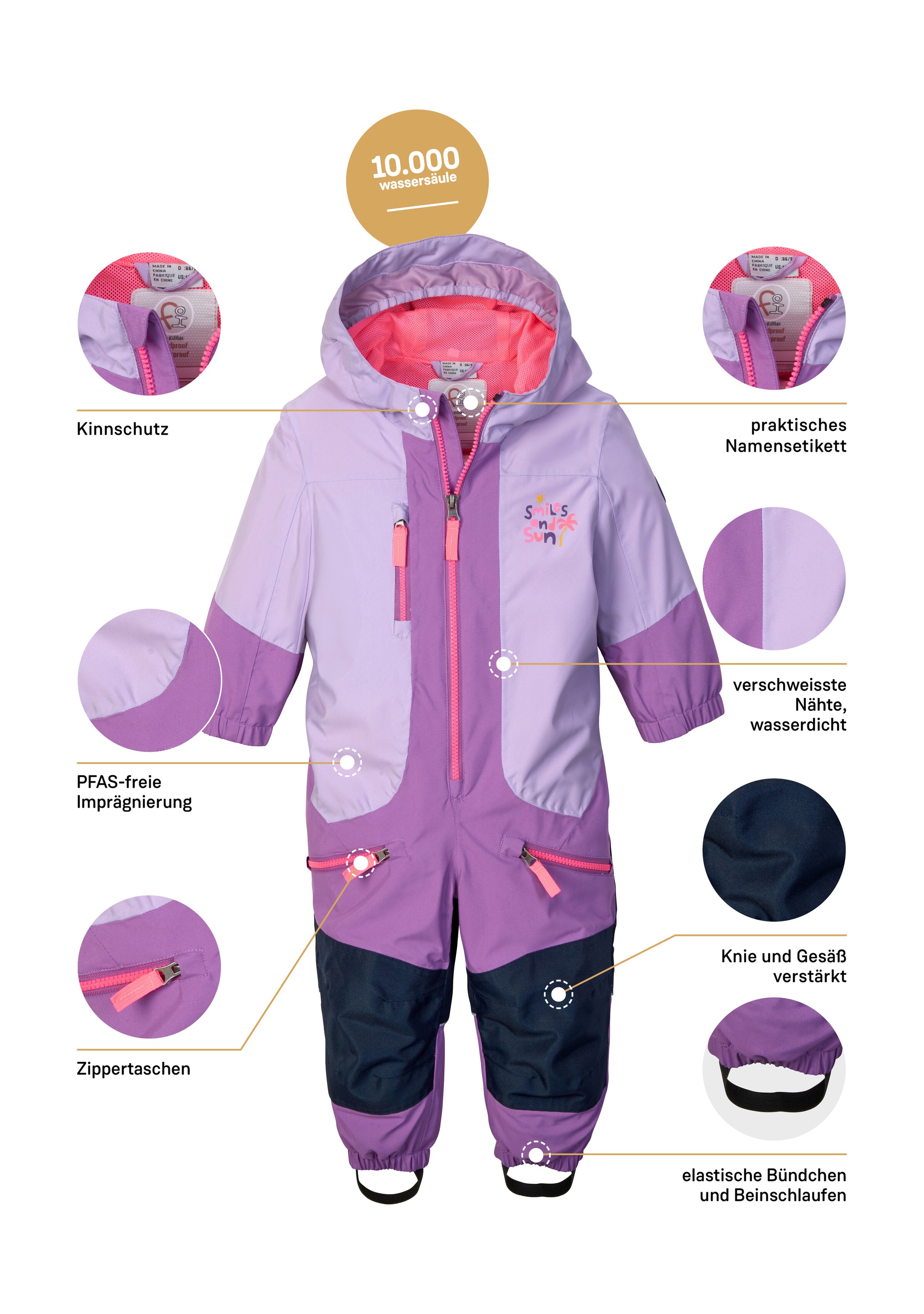 first instinct by killtec Combinaison »FIOS 21 MNS ONPC« Wind- und wasserdicht, reflektierende Details, PFAS-frei imprägniert