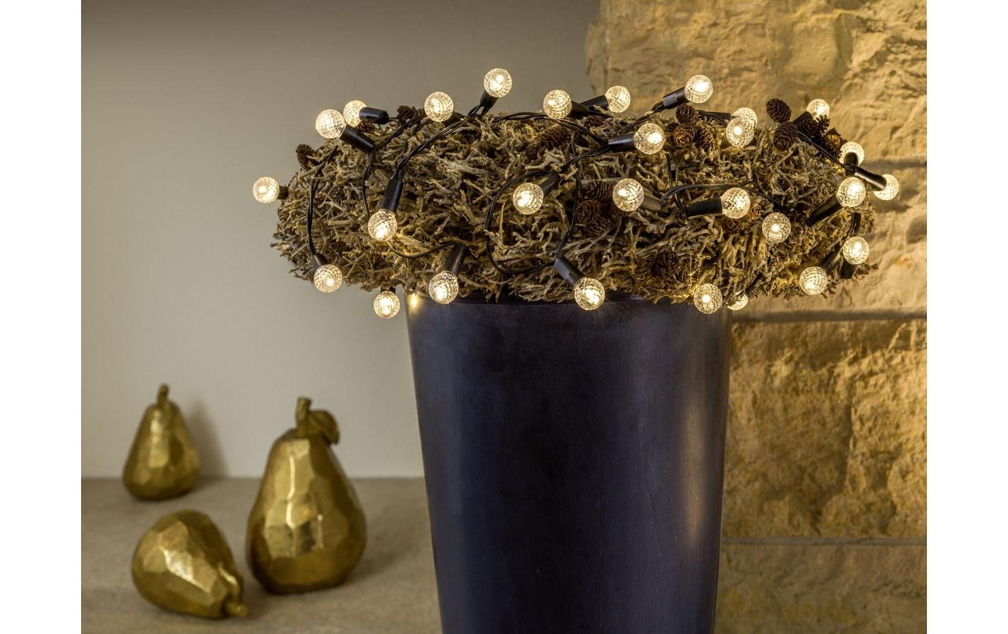 STT Guirlande lumineuse »LED-Lichterkette Battery Diamond 40 LED, 4m«