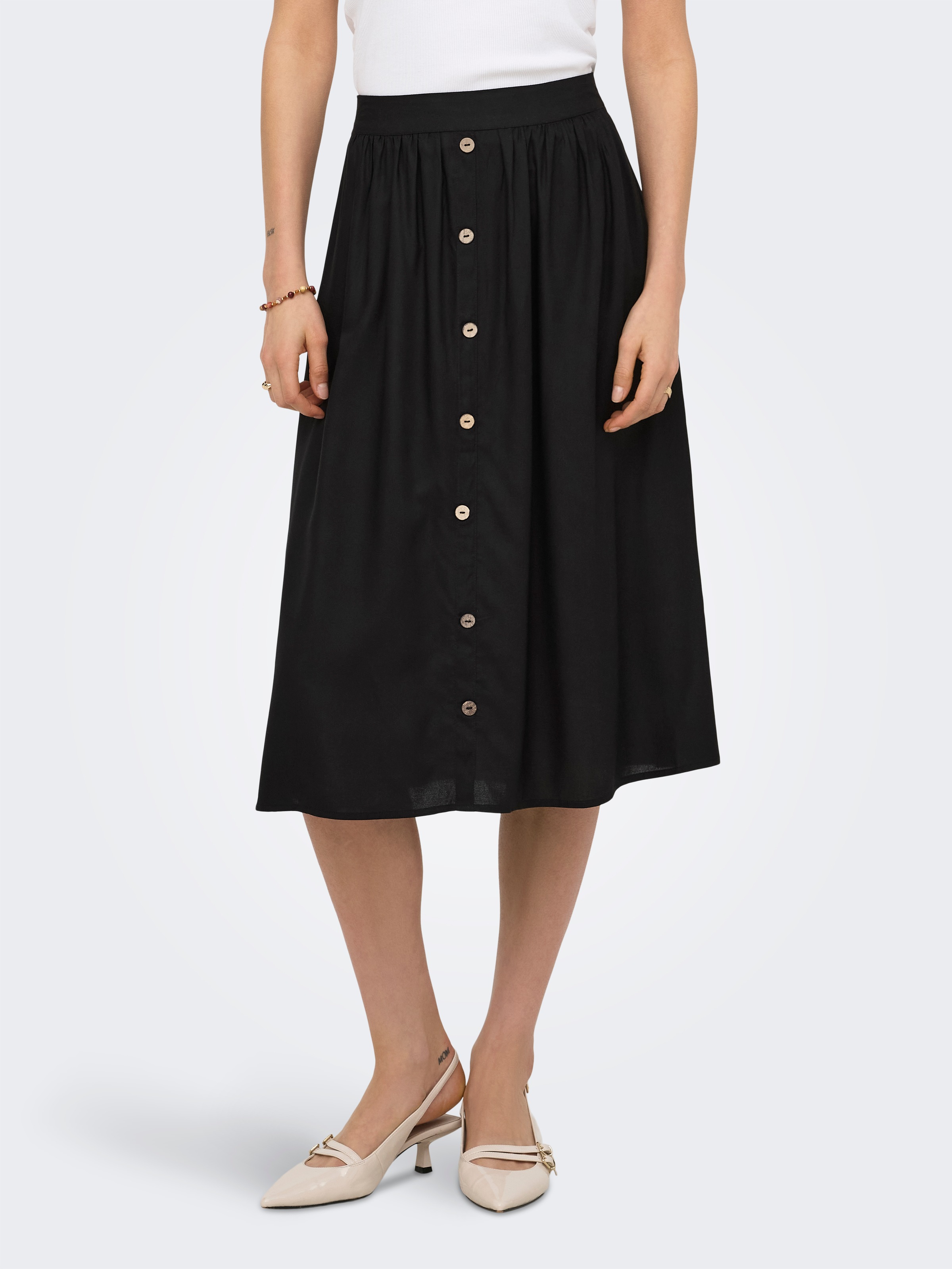 ONLY Jupe d'été »ONLMILANO AOP LIFE LONG SKIRT WVN NOOS« viscose