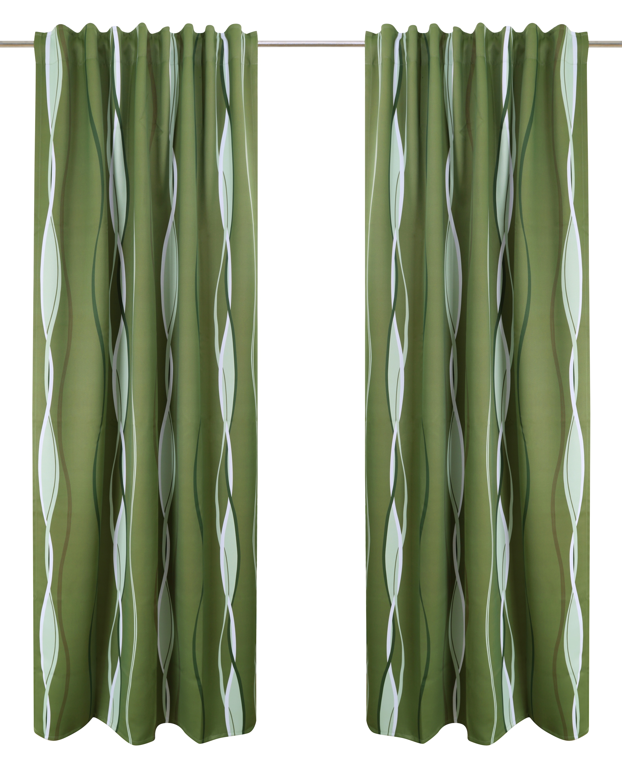 my home Vorhang »Dimona Blackout« Multifunktionsband 1 Stk. tlg. einseitig mit Wellenmotiv bedruckt