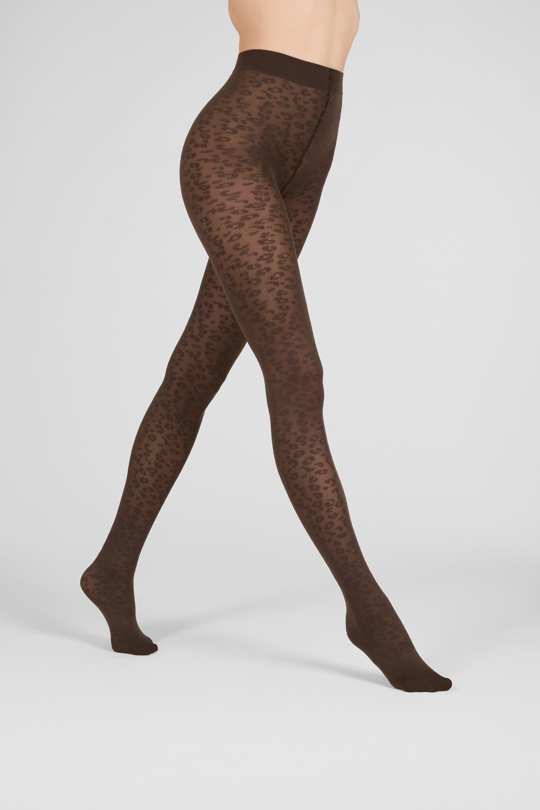 Camano Collants fins 50 DEN avec motif léopard