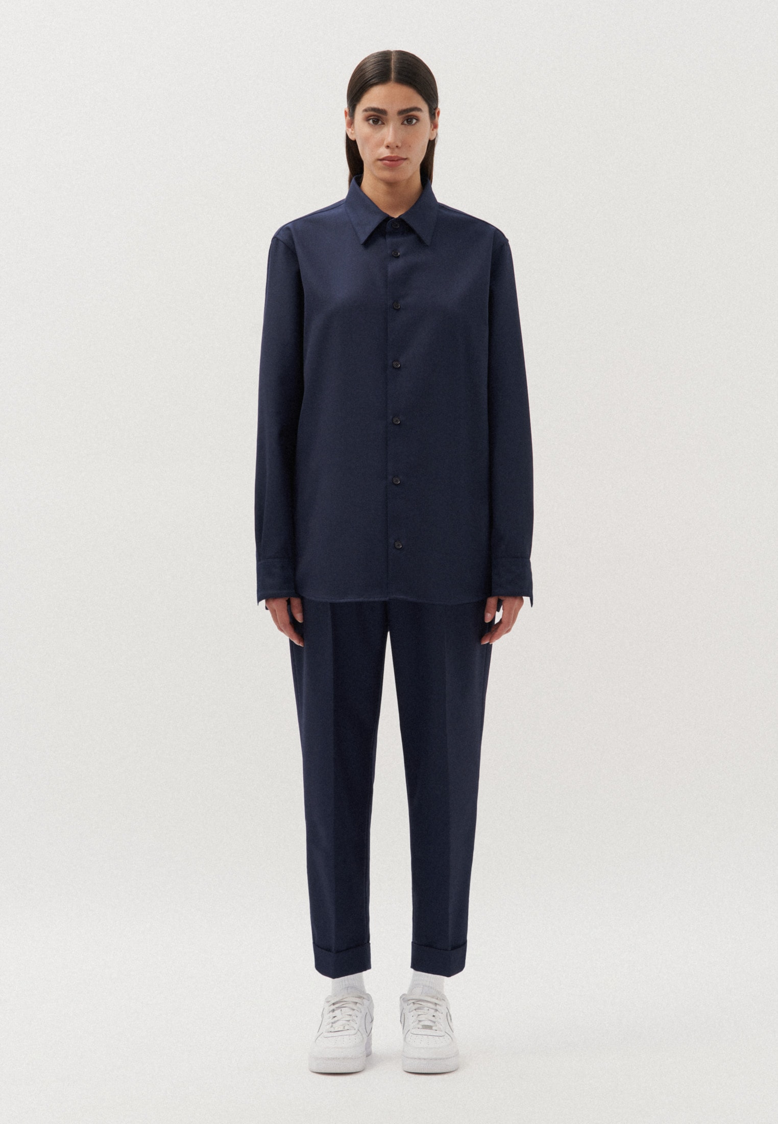 studio seidensticker Businesshemd »Studio« Regular Langarm Kentkragen Uni