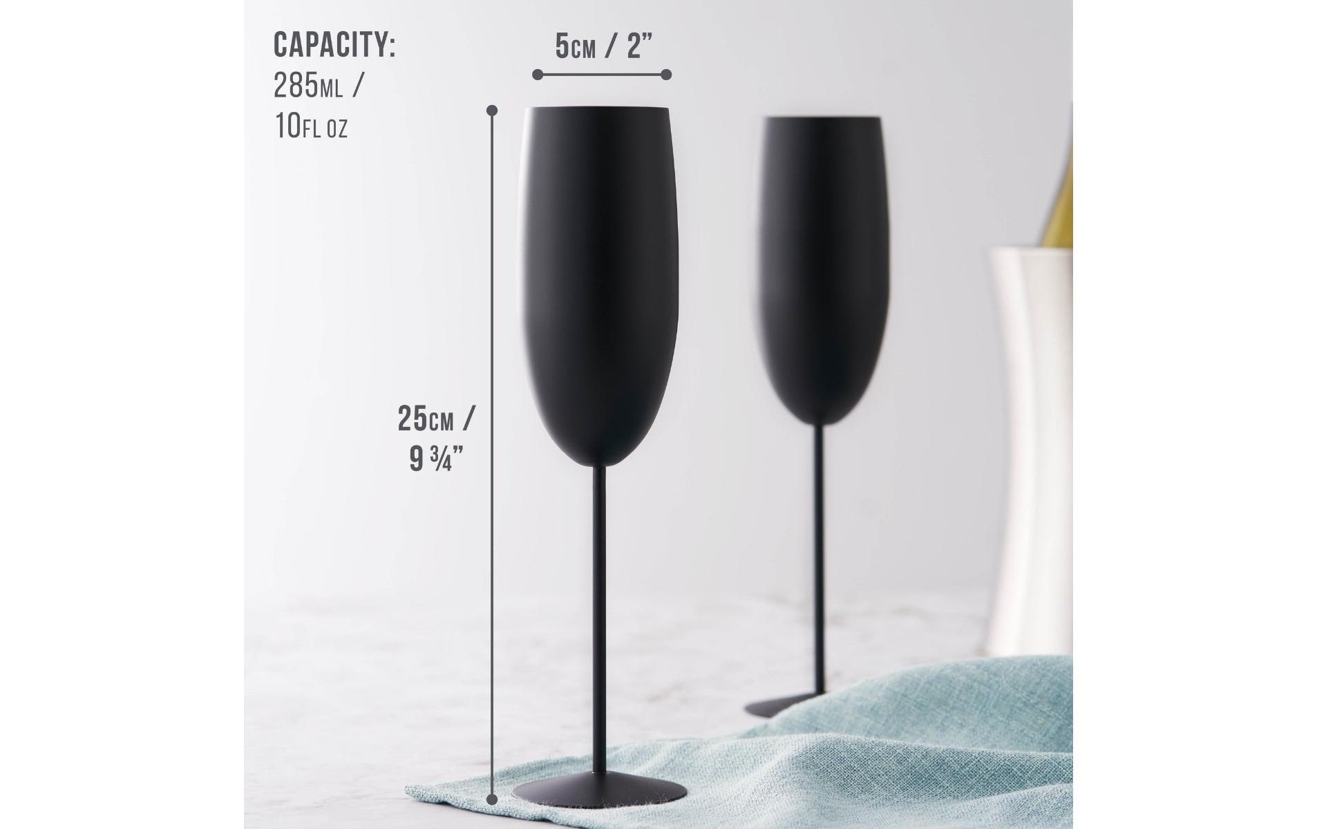   Flûte à champagne »Oak & Steel 285 ml, 4 Stück« 4er Set, je 285 ml