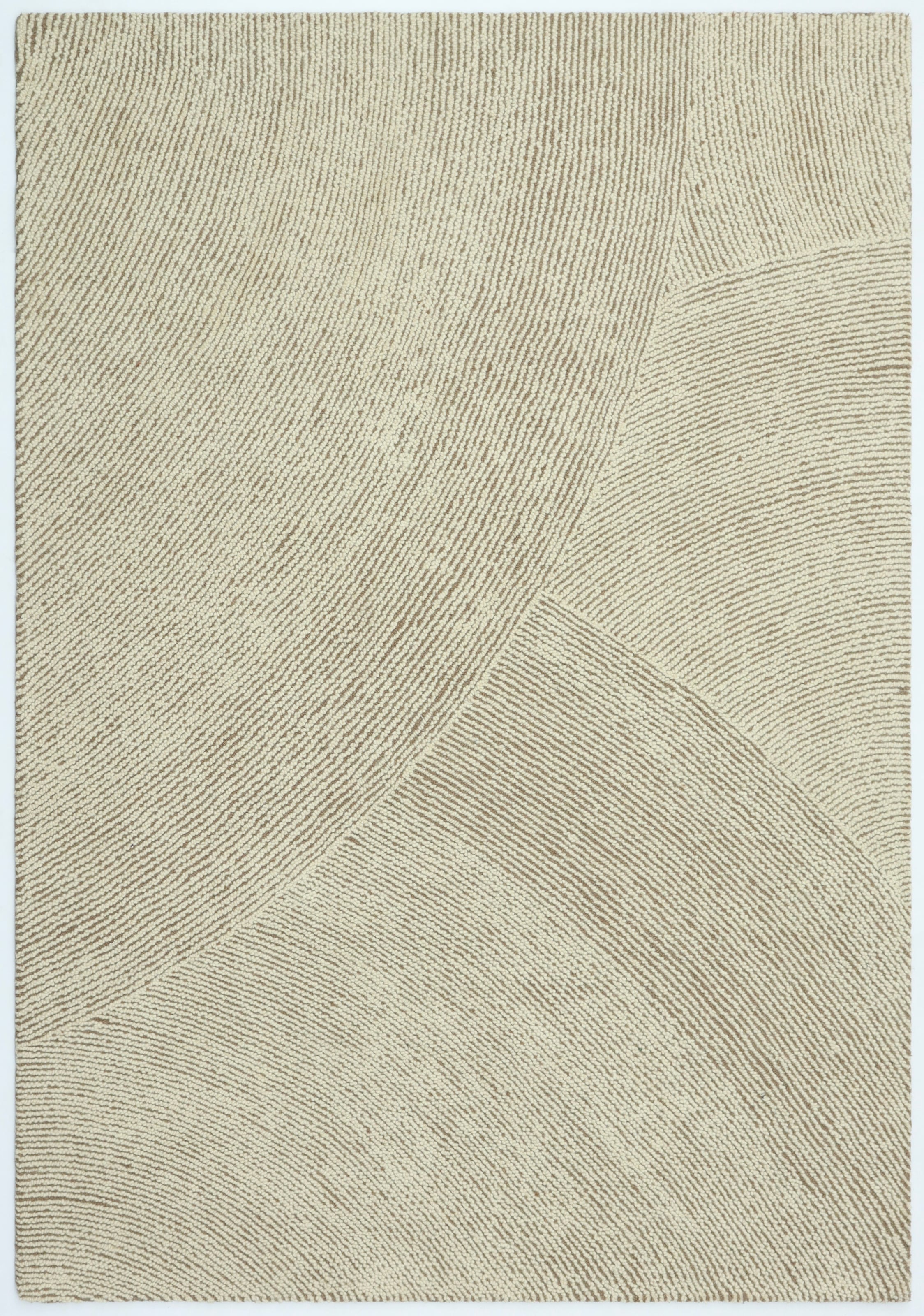 GOODproduct Tapis en laine »Liviaa, handgewebt, Wolle« Rectangulaire 18 mm Höhe Zen, Skandi, Hygge, nature, salon, chambre, salle à manger
