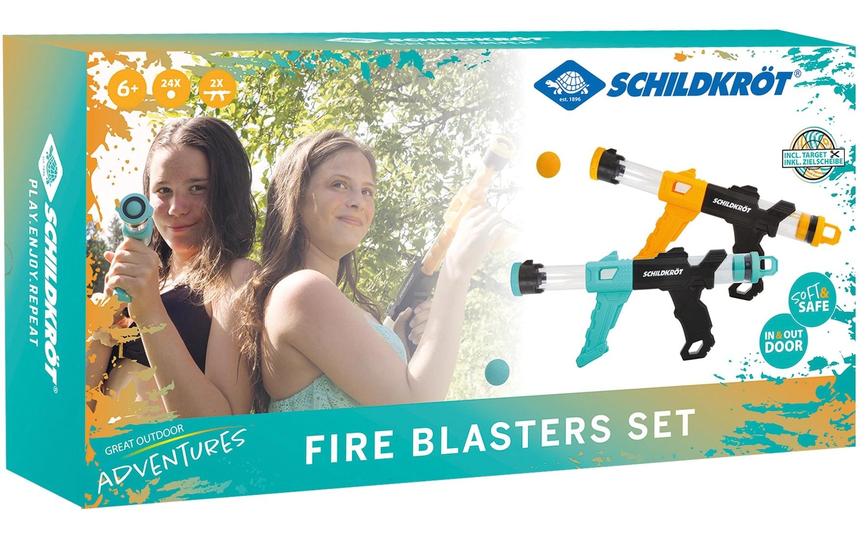 Schildkröt Funsports Blaster »Schildkröt Fire Blaster Set Schaumkugel-Popperpistolen«