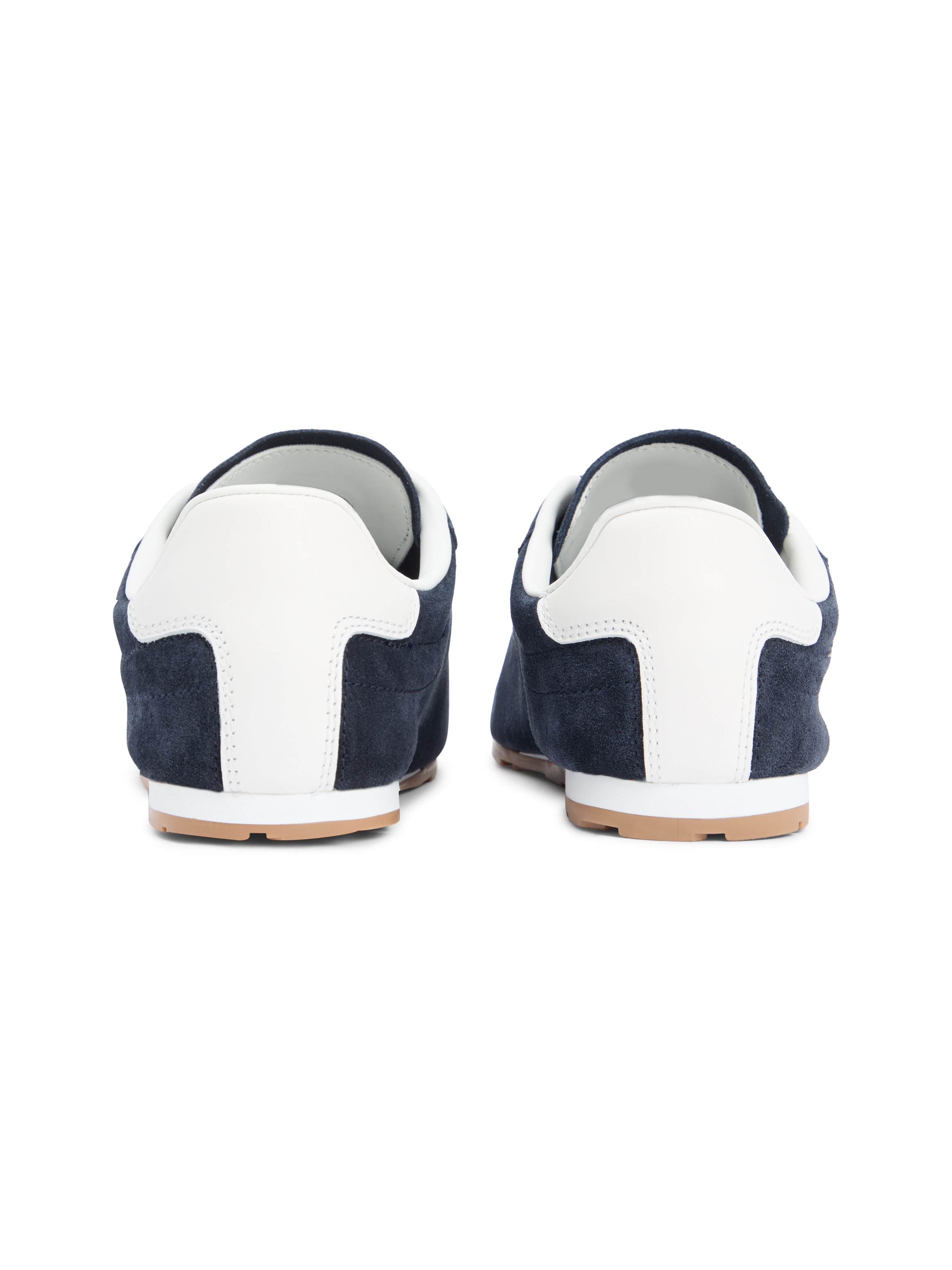 Tommy Hilfiger Sneakers »TH BELLA LOW RUNNER SUEDE«  Chaussure basse, à lacets, chaussure de loisirs avec empiècement talon contrasté