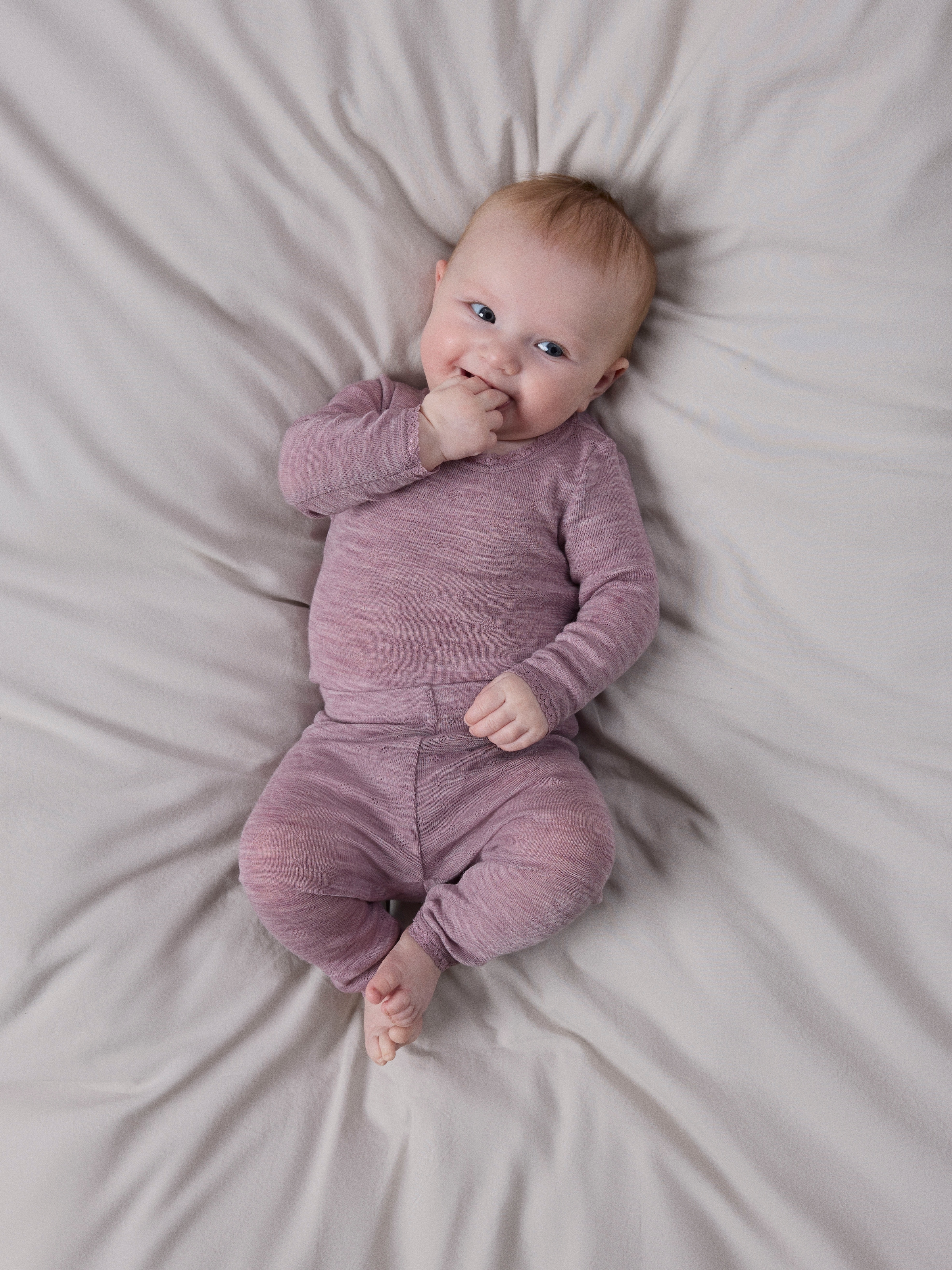 Name It Leggings »NBFWANG WOOL NEEDLE LEGGING SOLID NOOS«  laine, coupe slim