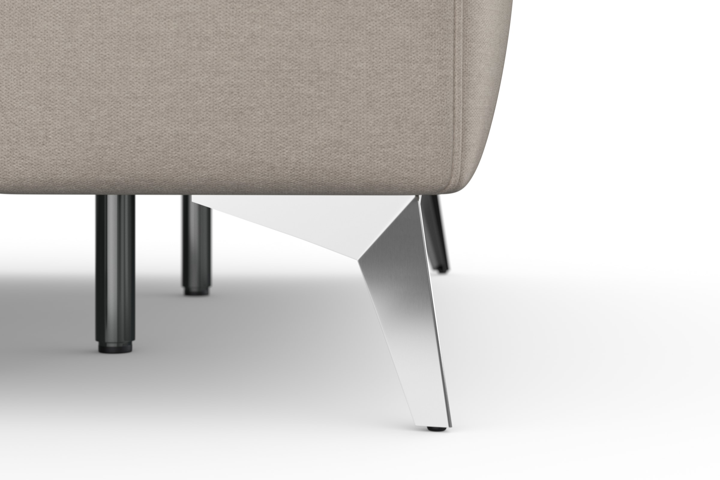 sit&more Ecksofa »Baviene L-Form« inklusive Sitztiefenverstellung und Federkern, wahlweise Bettfunktion