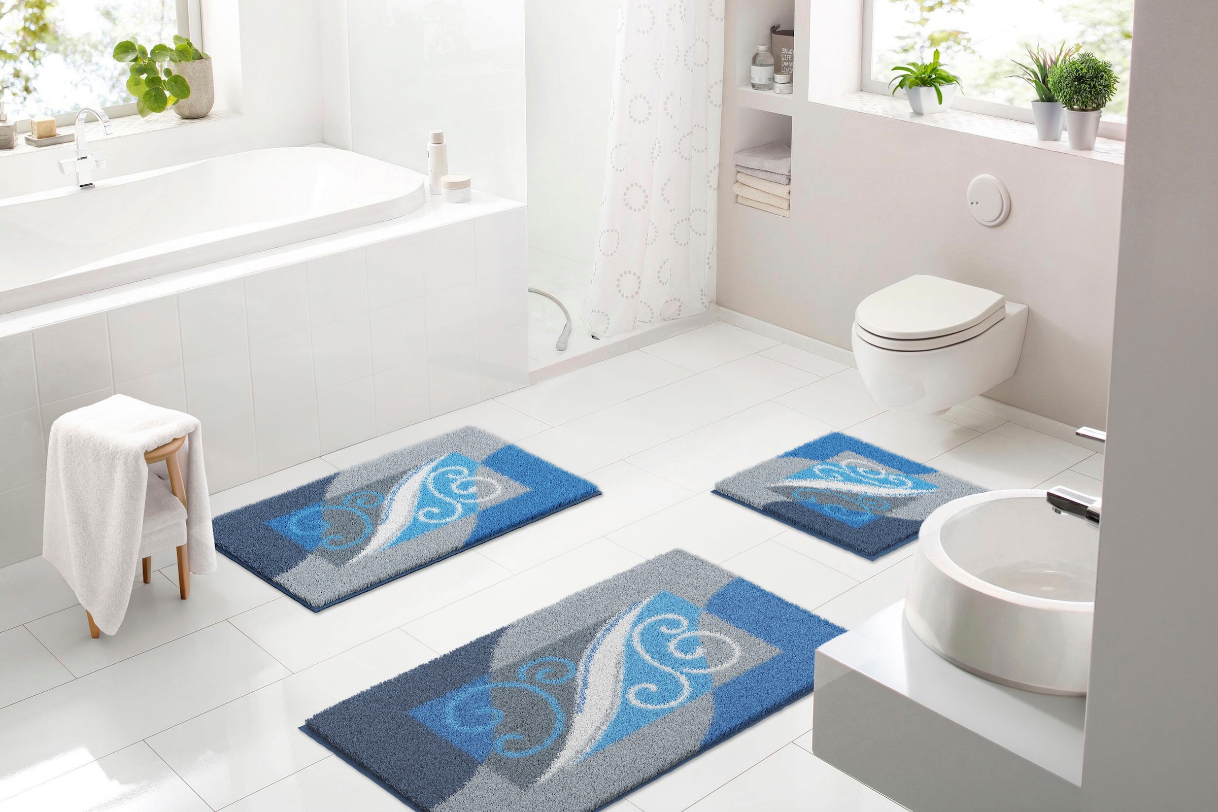 Grund Badematte »Greta« Höhe 20 mm rutschhemmend beschichtet schnell trocknend 5 Jahre GRUND Garantie, Made in Europe, sehr weicher Flor