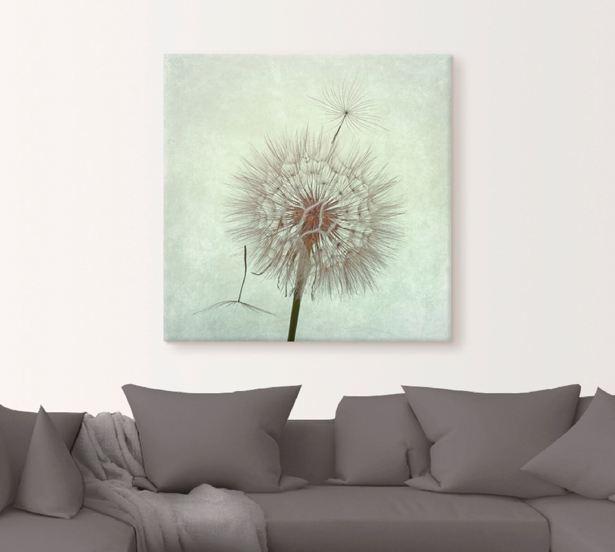 Artland Tableau sur toile »Pusteblume II« 1 cuis tlg. auf Holzrahmen gespannt