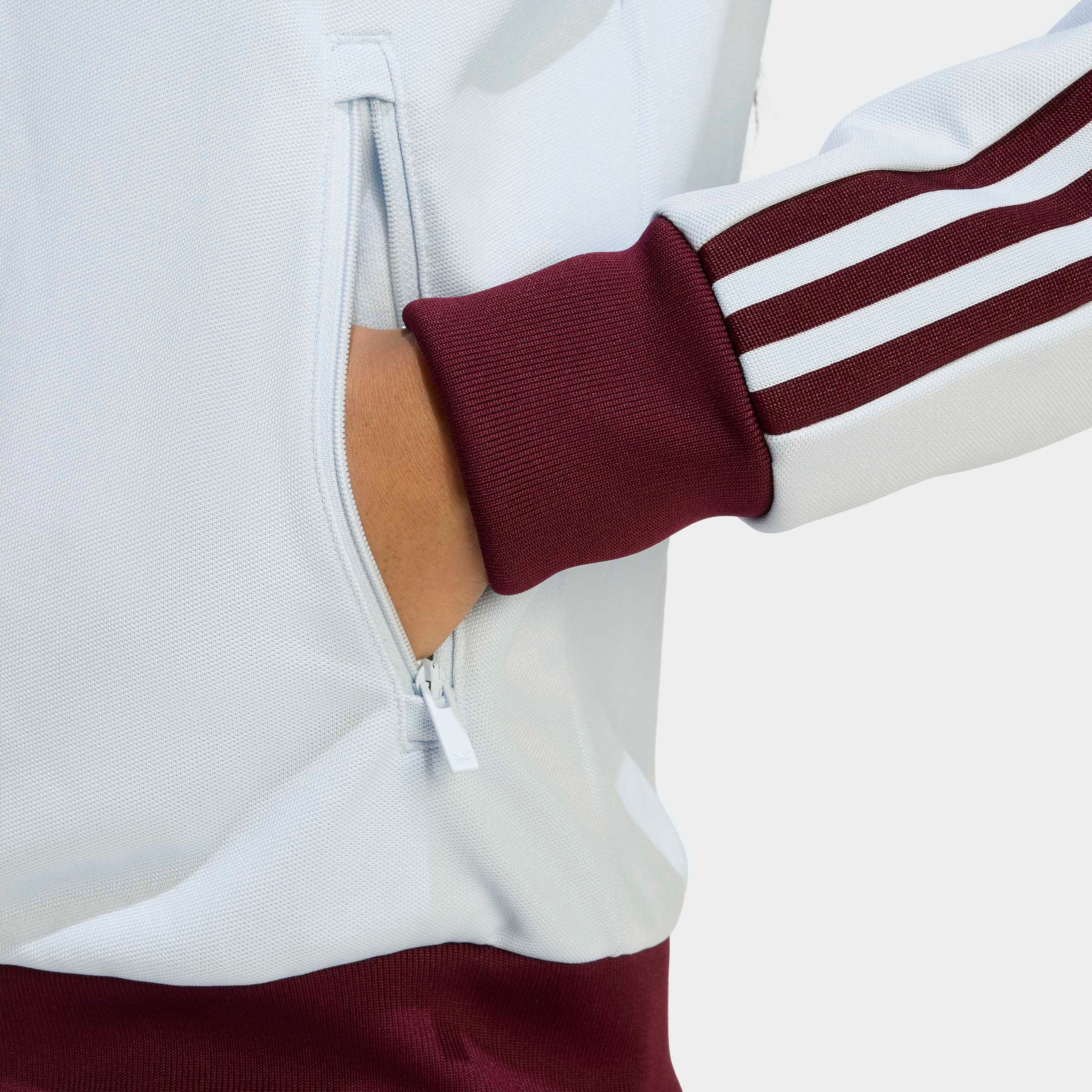 adidas Originals Veste d'entraînement »CLASSIC TT« pour adultes, avec fermeture éclair, en coton, coupe régulière