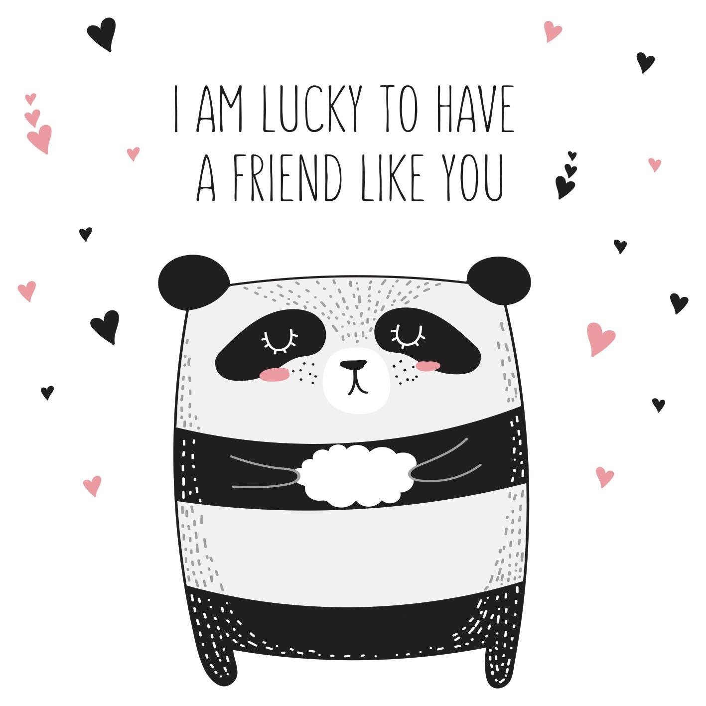 queence Coussin décoratif »»Friend like you«« housse de coussin sans rembourrage, 1 pièce