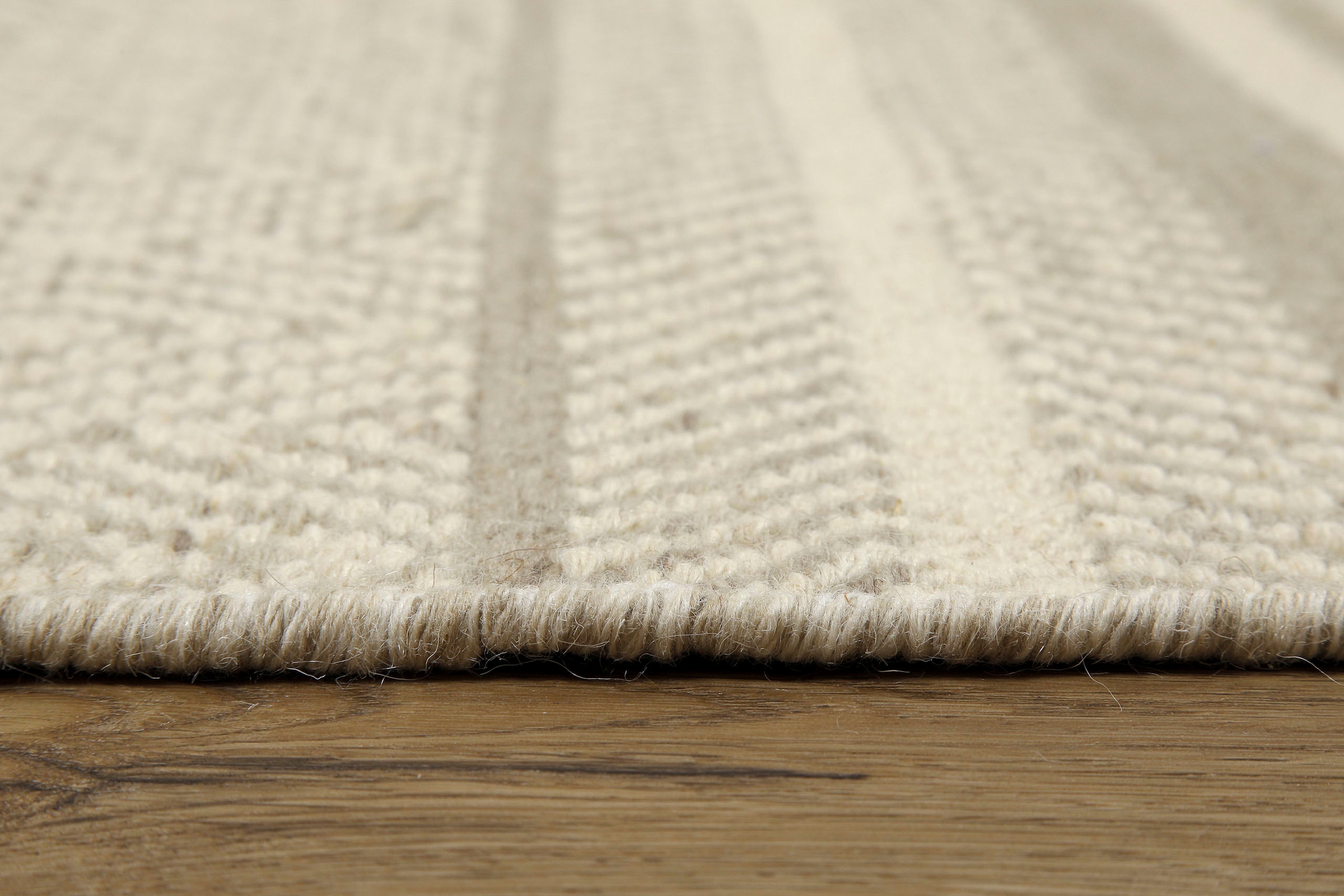 GOODproduct Teppich »Niamh« rechteckig 6 mm Höhe Flachgewebe, Kelim, Wolle, geometrisches Muster, Wohnzimmer