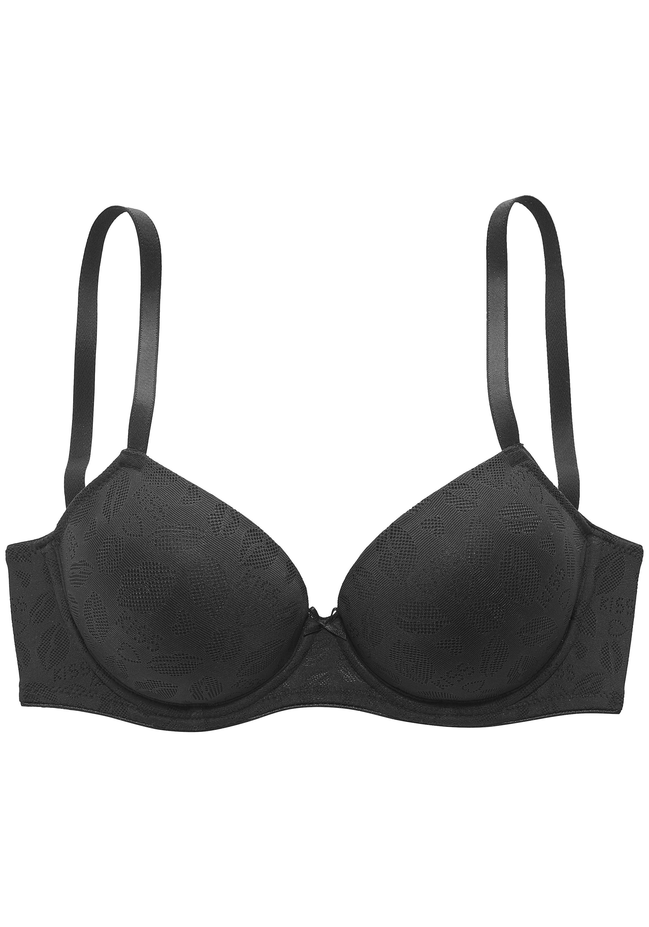 LASCANA Soutiens-gorge moulés mit Spitze in Kussmund-Optik, sexy Dessous