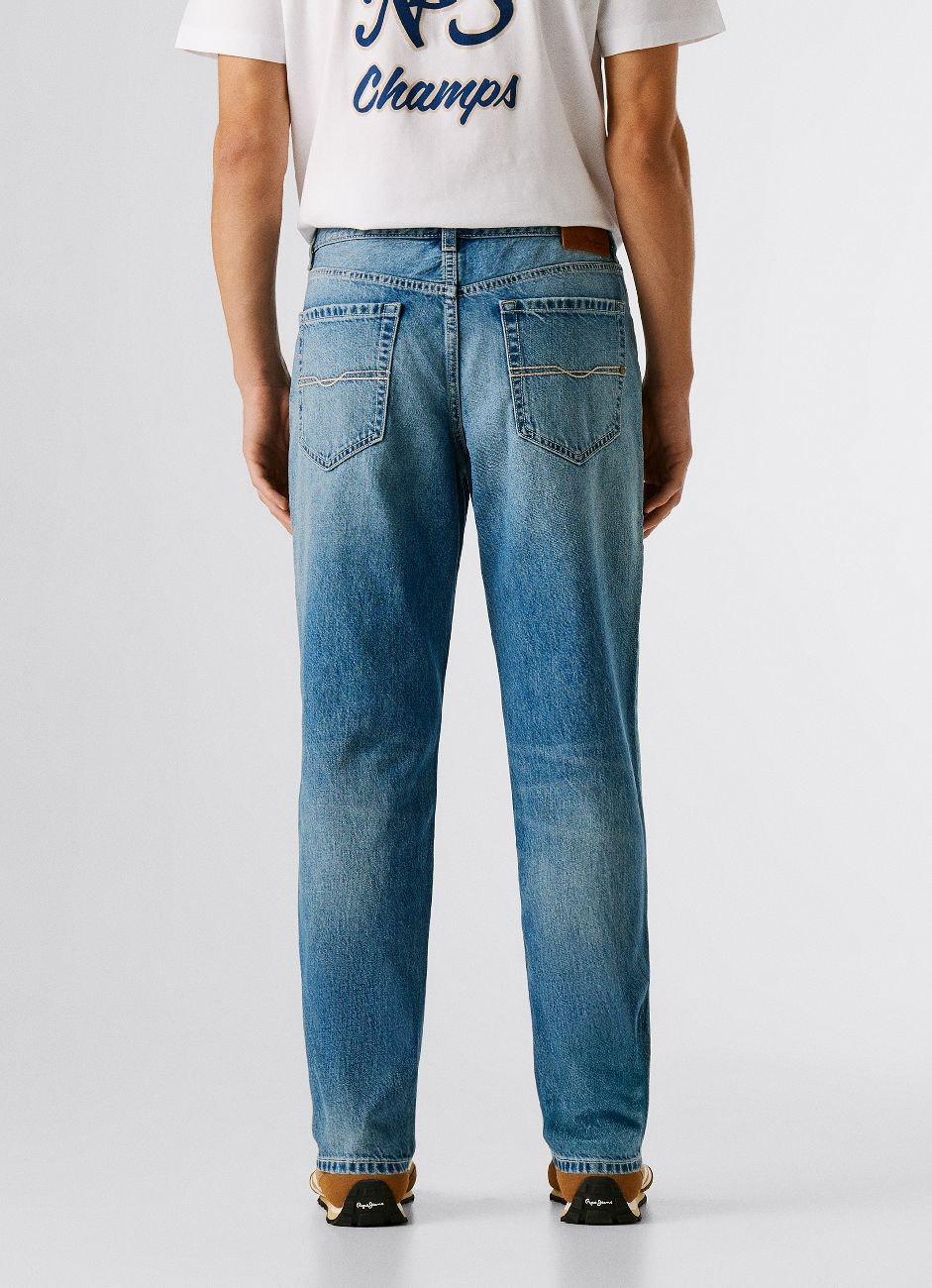 Pepe Jeans Jeans à 5 poches »TAPERED JEANS CAMDEN« aus Baumwoll-Denim, tiefer Schritt