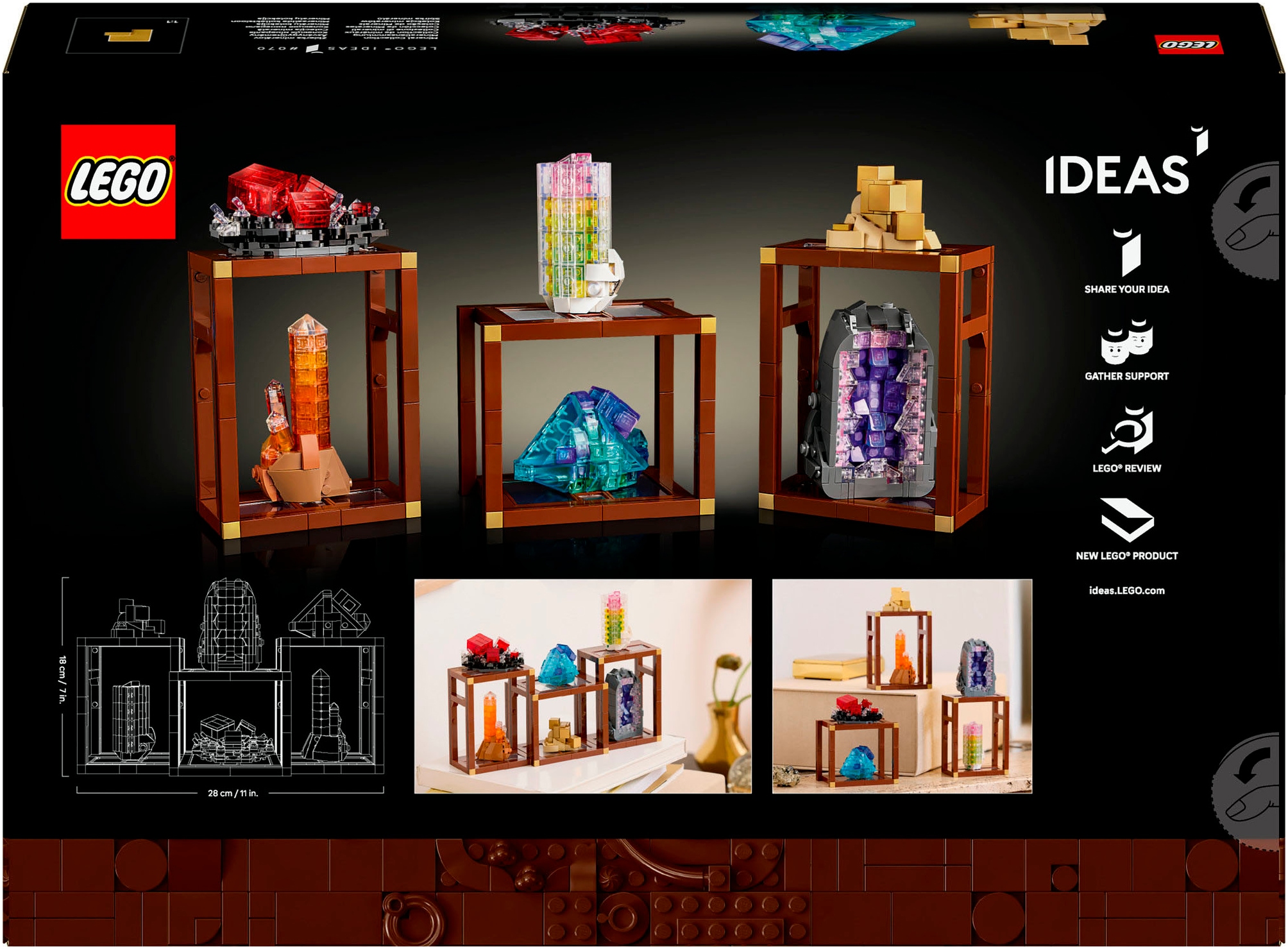 LEGO® Pions de construction »Mineraliensammlung (21362), LEGO Ideas« Made in Europe