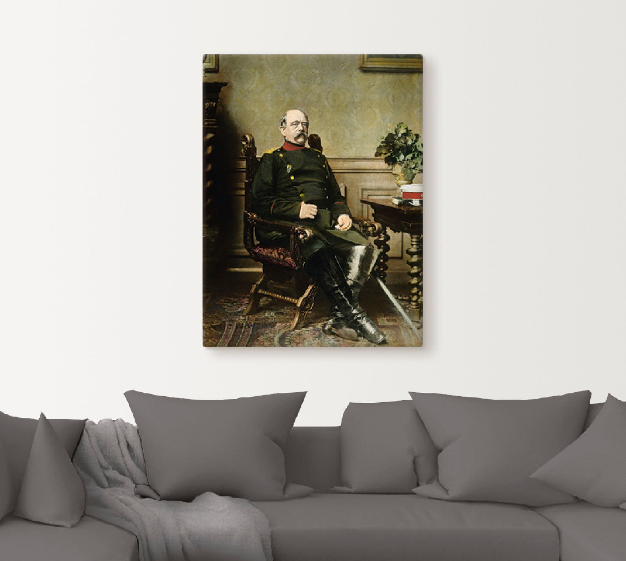 Artland Tableau sur toile »Otto von Bismarck« 1 cuis tlg. auf Holzrahmen gespannt