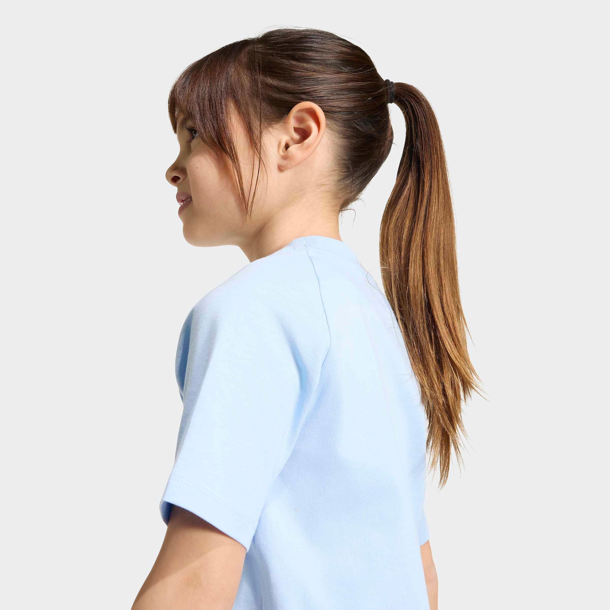 adidas Sportswear T-Shirt »LK LIN TEE 160« für Kinder, Rundhalsausschnitt, ohne Verschluss, weiches Material