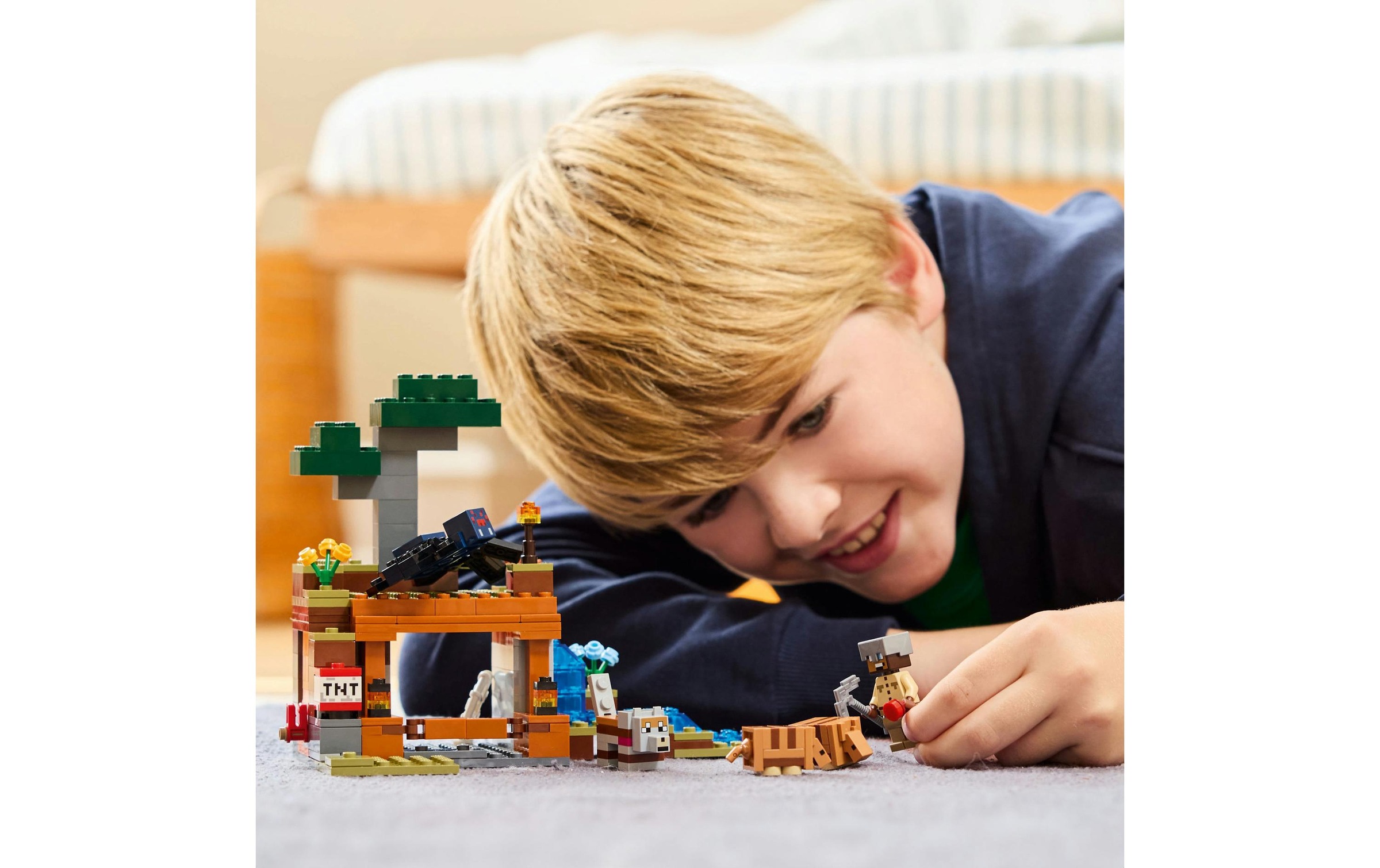 LEGO® Spielbausteine »Minecraft Die Expedition zur Gürteltiermine 21269«