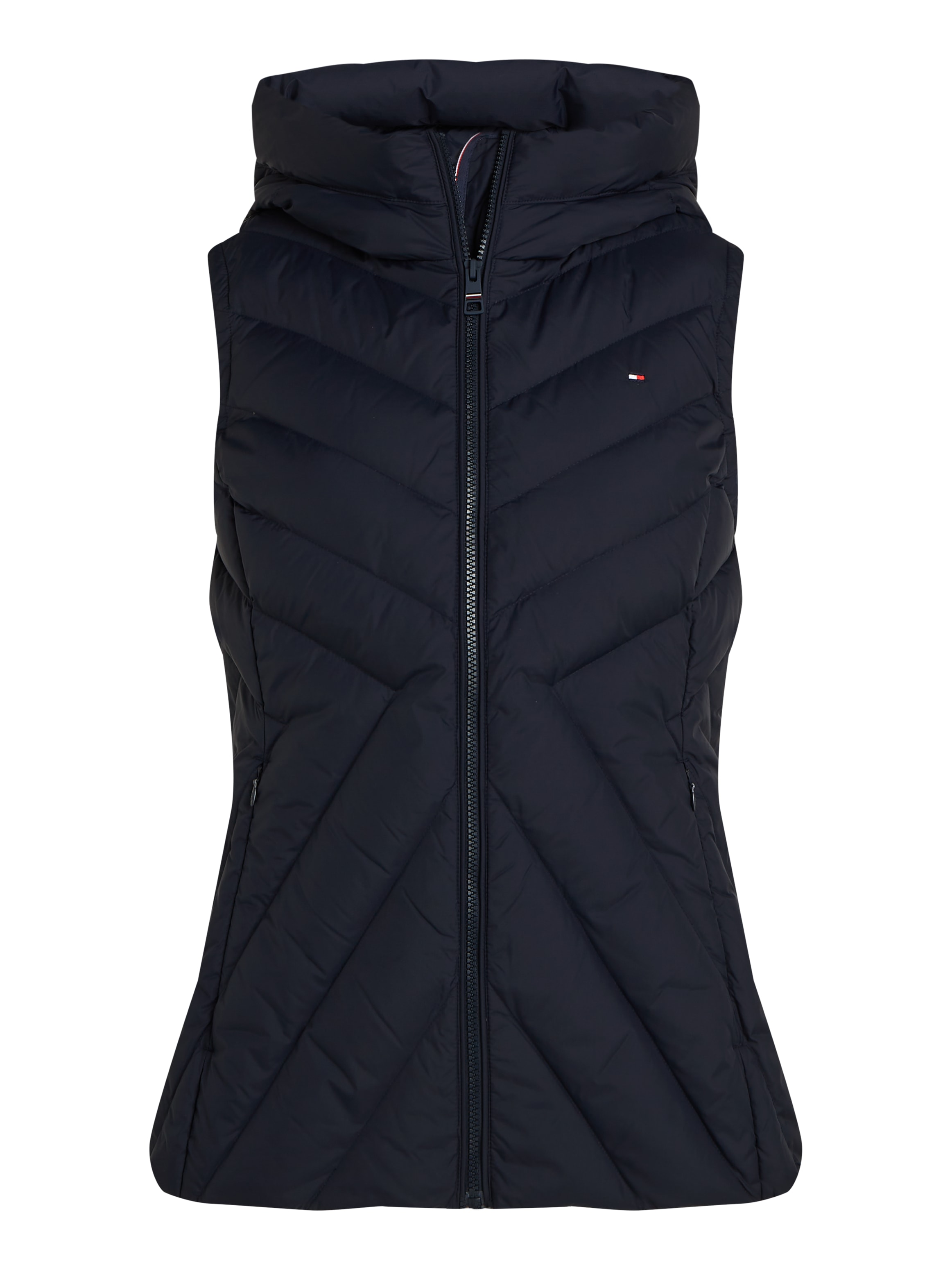 Tommy Hilfiger Gilet matelassé »CHEVRON MW PADDED VEST« mit mittelstarker Wattierung und Tommy Hilfiger Markenlabel