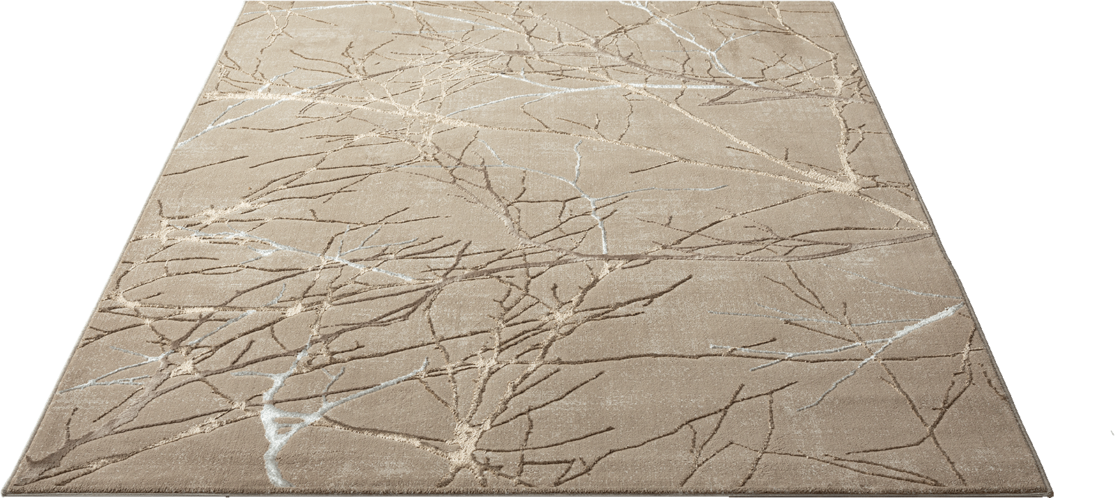 the carpet Teppich »Mila« rechteckig 8 mm Höhe moderner Wohnzimmer Teppich elegant glänzender Flor