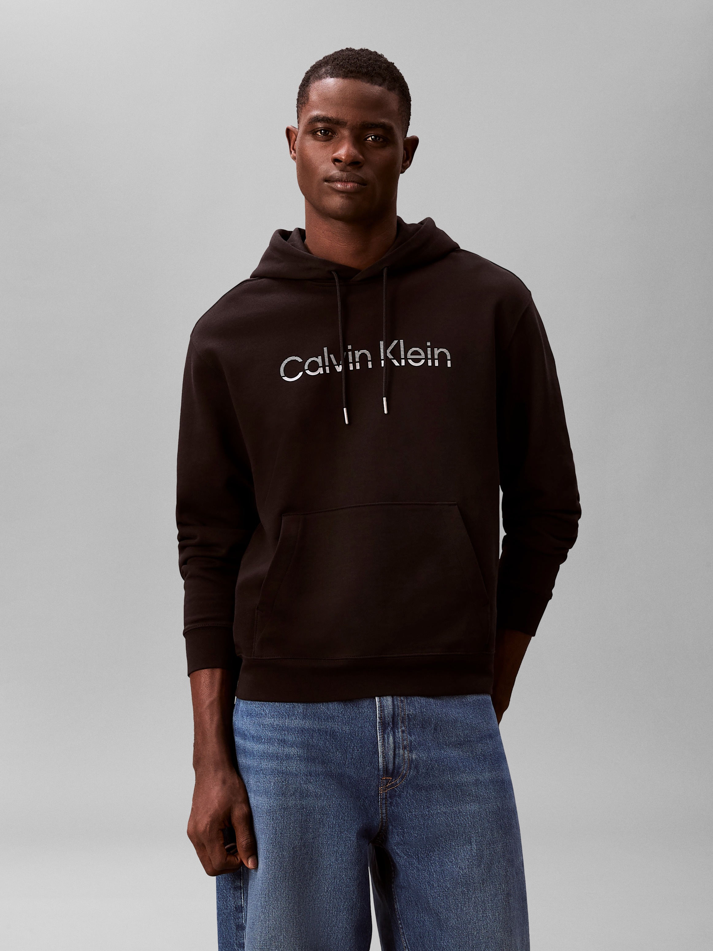 Calvin Klein Jeans Kapuzensweatshirt »LS EU 350TERRY HOODIE«, Regular fit mit Kapuze
