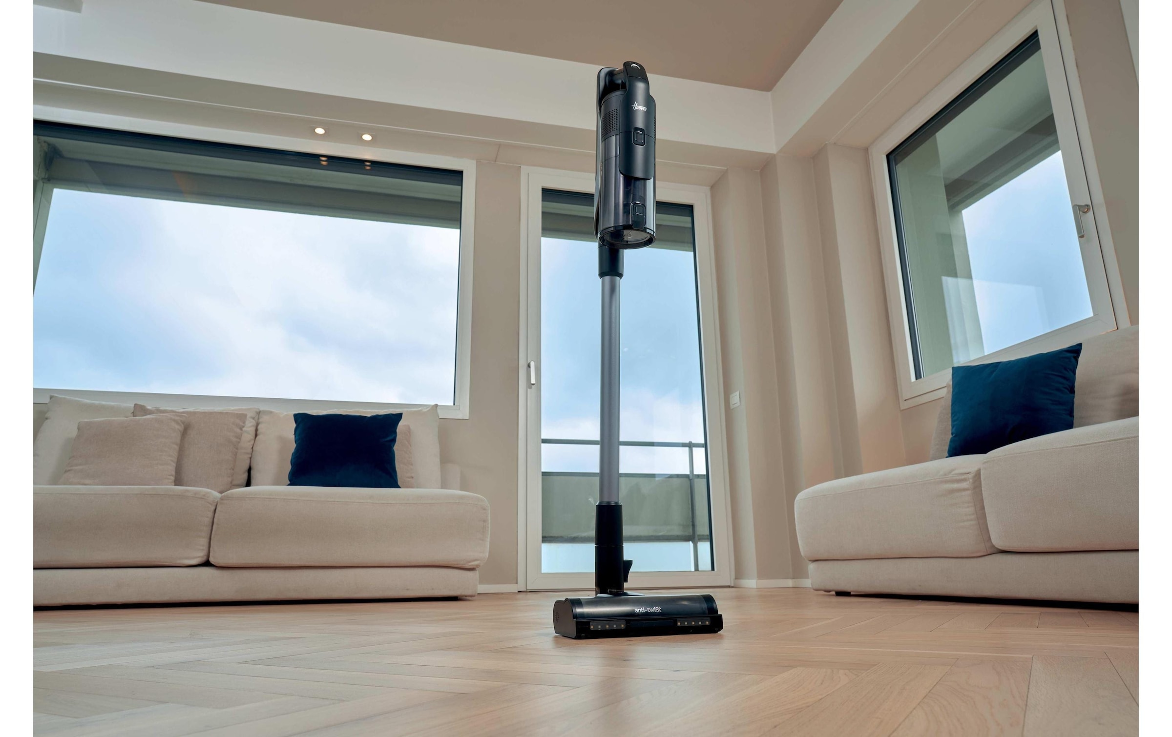 Hoover Akku-Hand-und Stielstaubsauger »HF610H 11« Kabelloser Staubsauger mit intelligenter Bodenerkennung