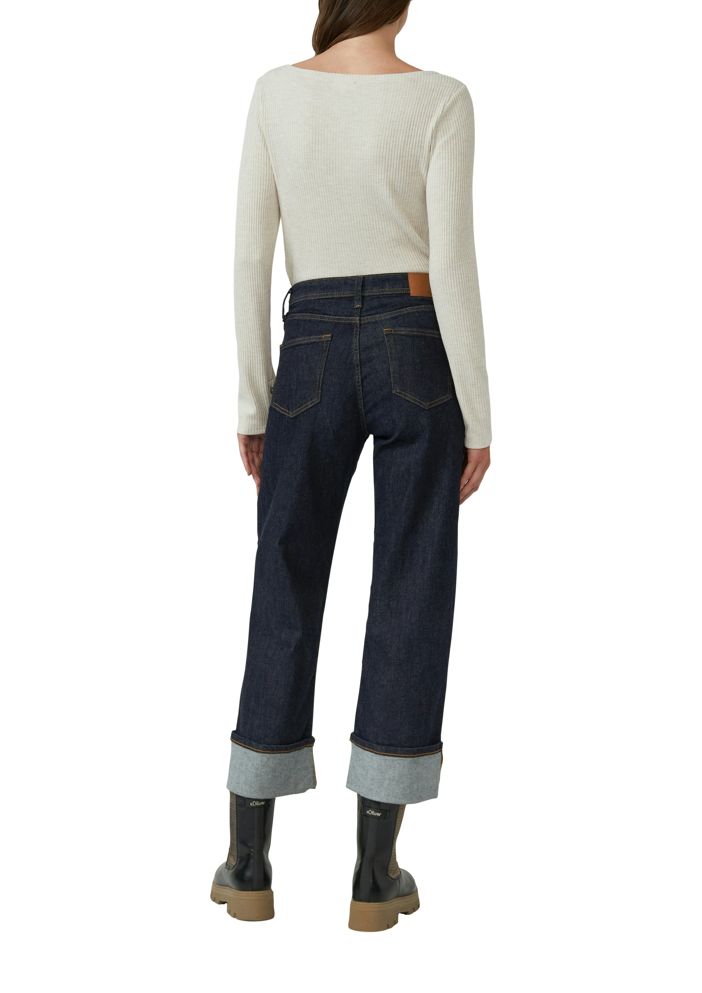 s.Oliver Langarmshirt mit U-Boot-Ausschnitt