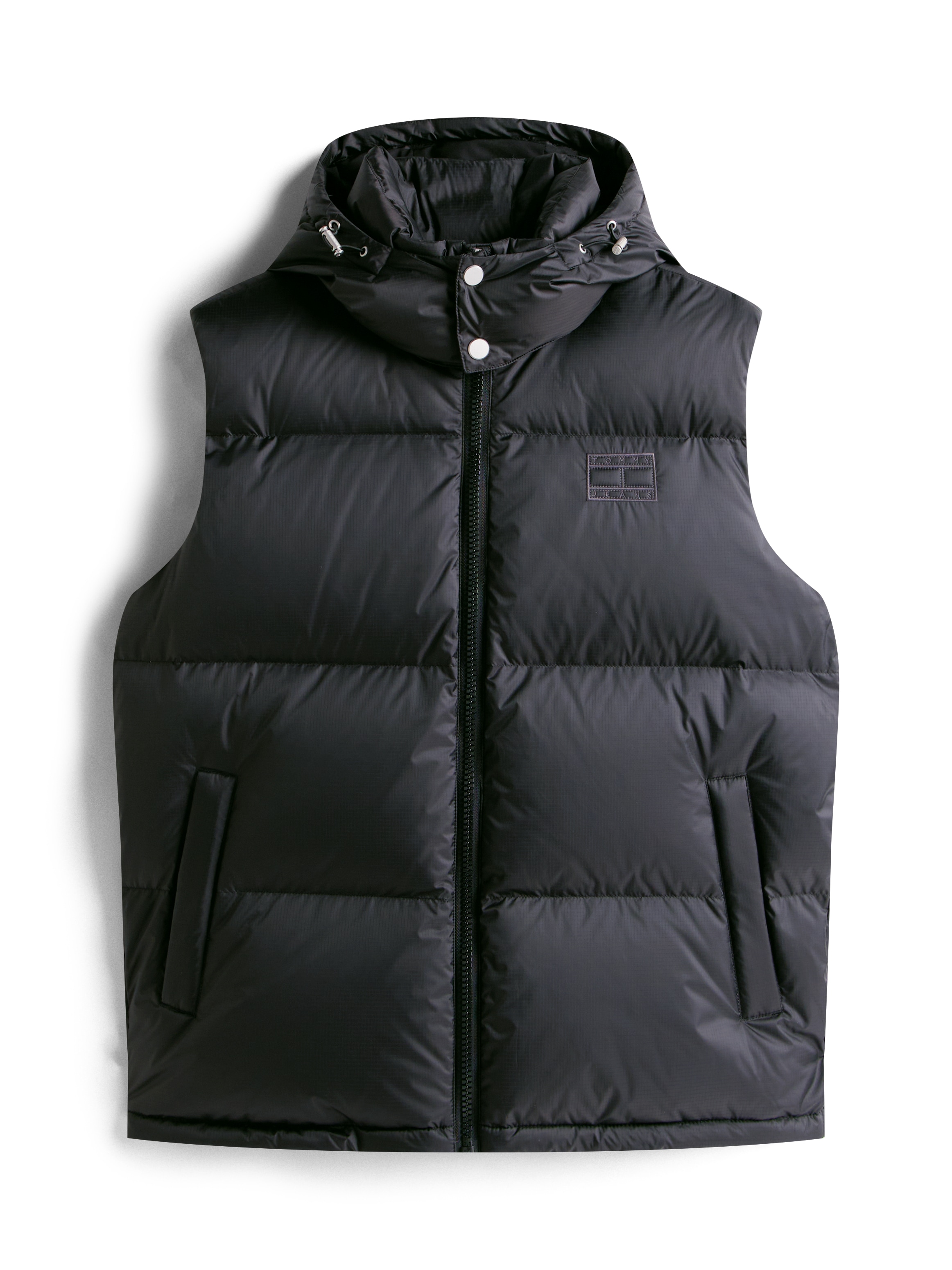 Tommy Jeans Gilet matelassé »ALASKA DOWN VEST« coupe régulière avec capuche amovible