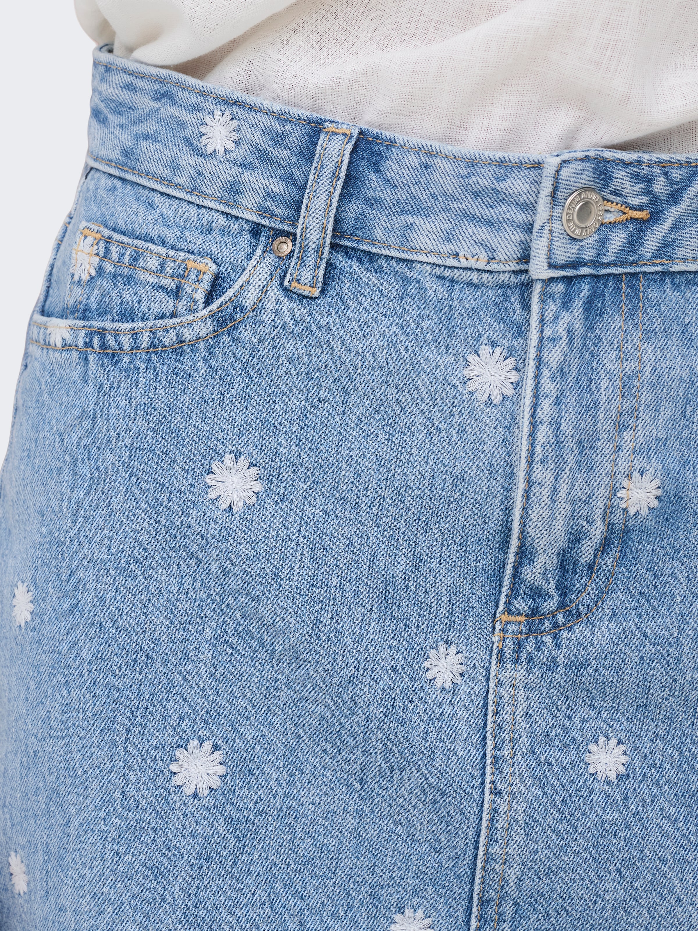 ONLY Jupe en jean »ONLSTELLA DAISY SHORT SKIRT DNM AZG«