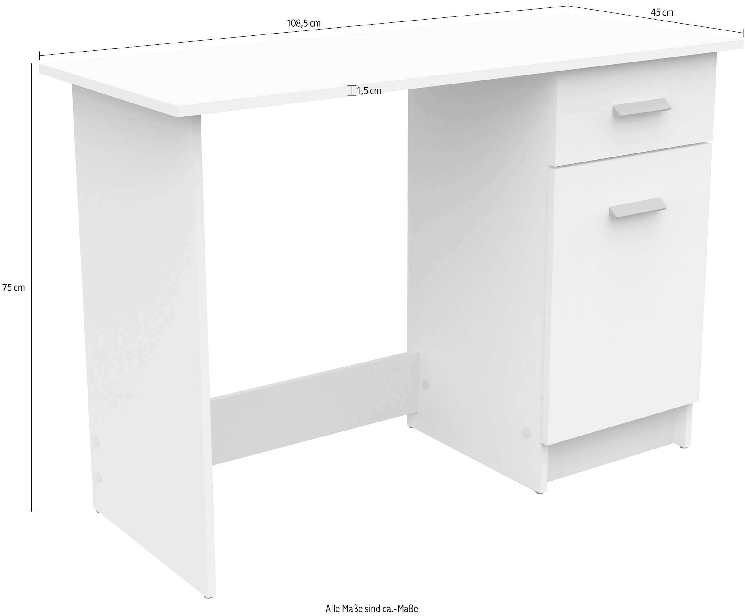 Demeyere GROUP Bureau »Osiris« bureau 1 porte 1 tiroir