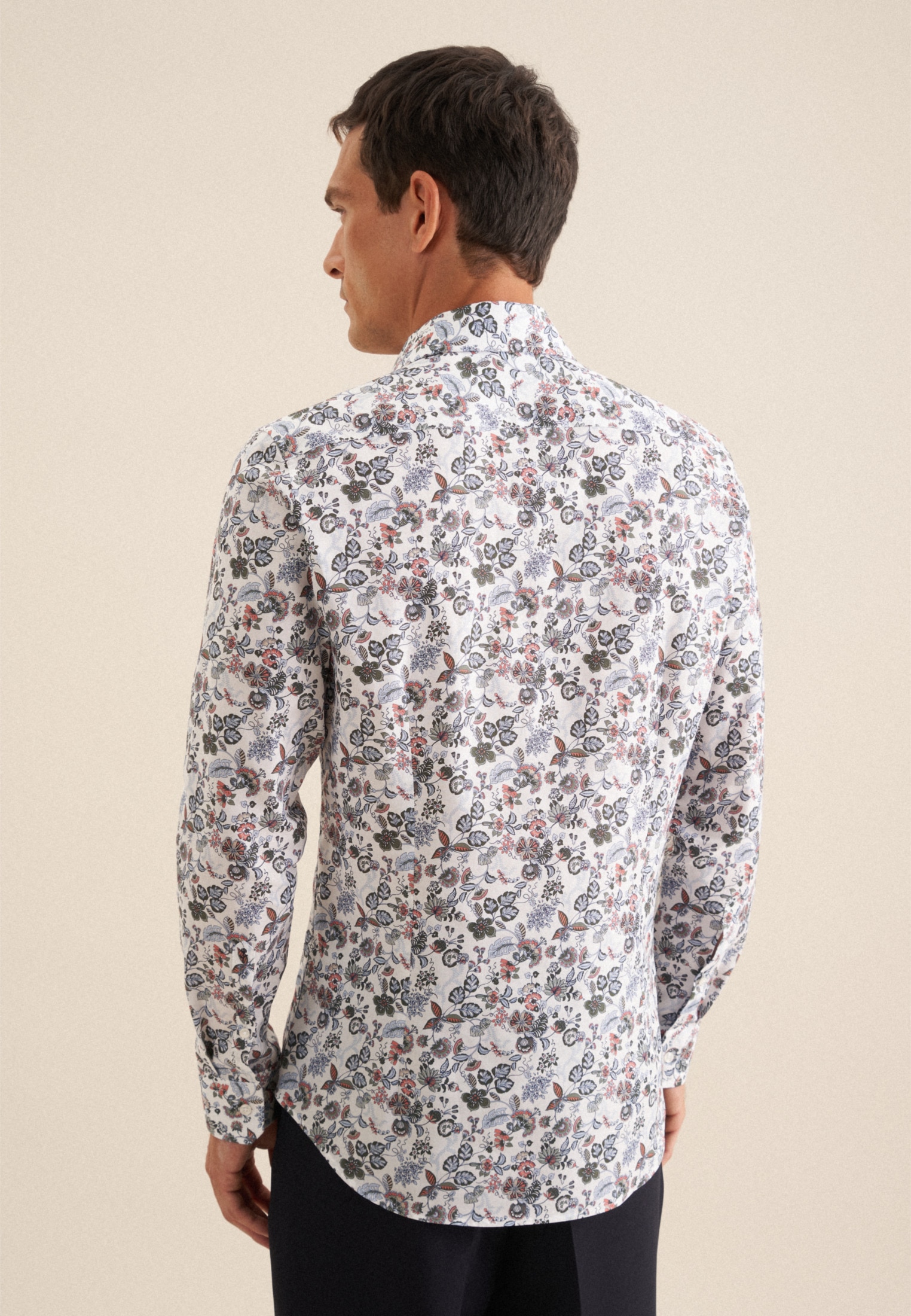 seidensticker Businesshemd »Slim« Slim 1/1 Kentkragen Druck