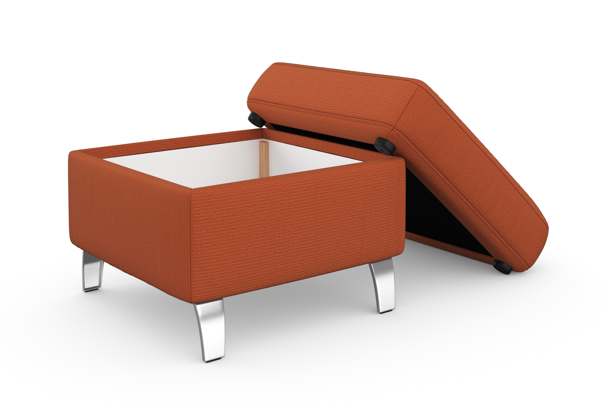 sit&more Tabouret de rangement »Visby« auch erhältlich in dem mit Wasser zu reinigendem "Soft clean" Bezug