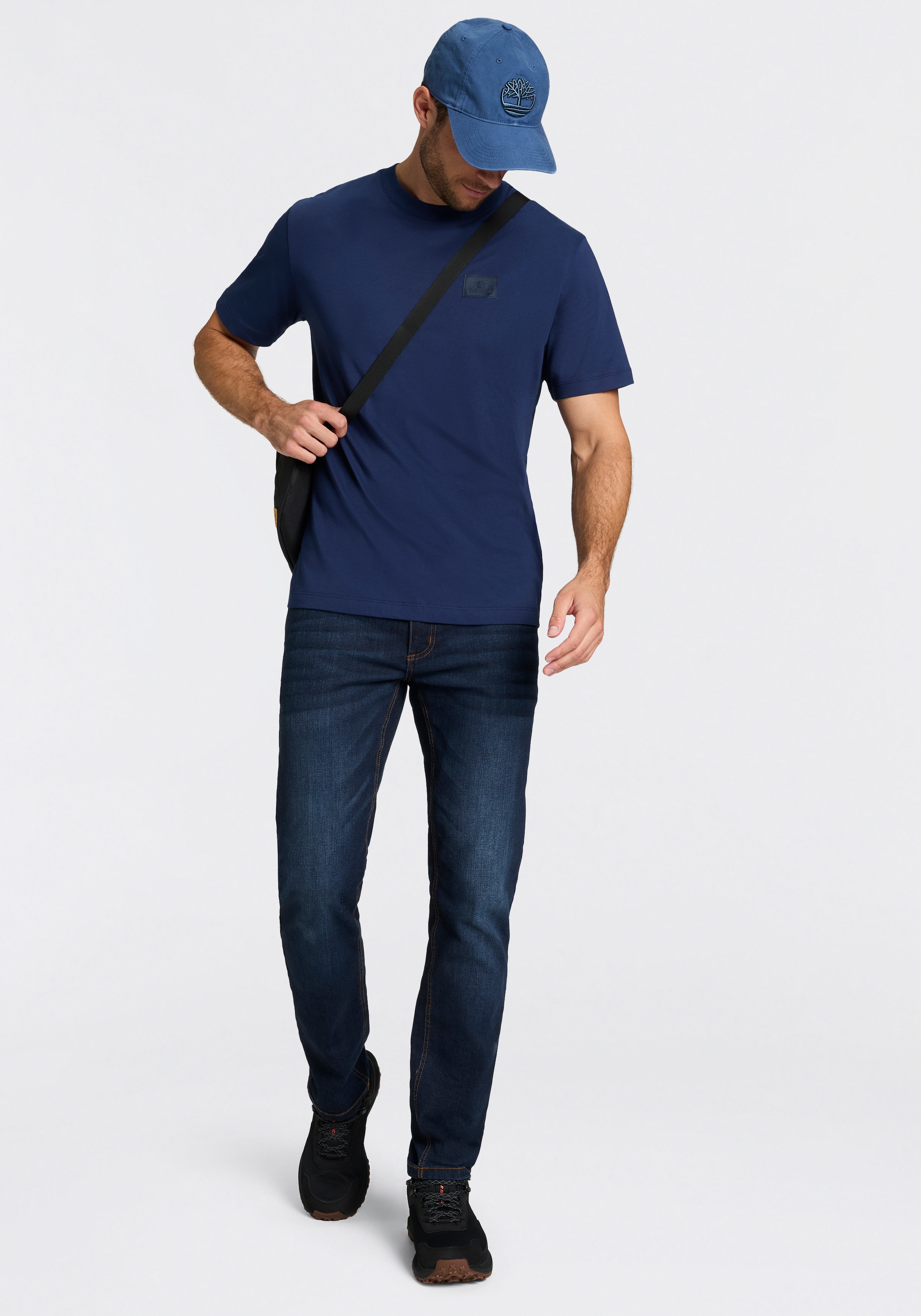 Timberland T-Shirt »Silicon Badge SS Tee« aus Baumwolle, in den Grössen S bis XXXL