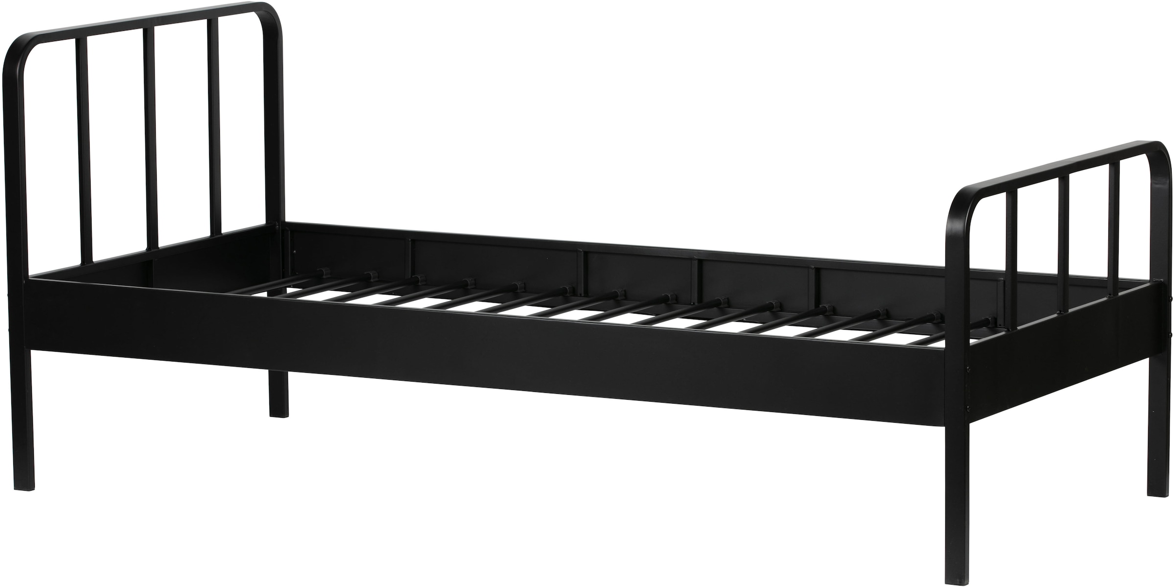 WOOOD Sommier »Mees tahlrahmen pulverbeschichtet mit Kopf- und Fussteil« Dimensions du matelas 120x200 cm, capacité de charge 150 kg
