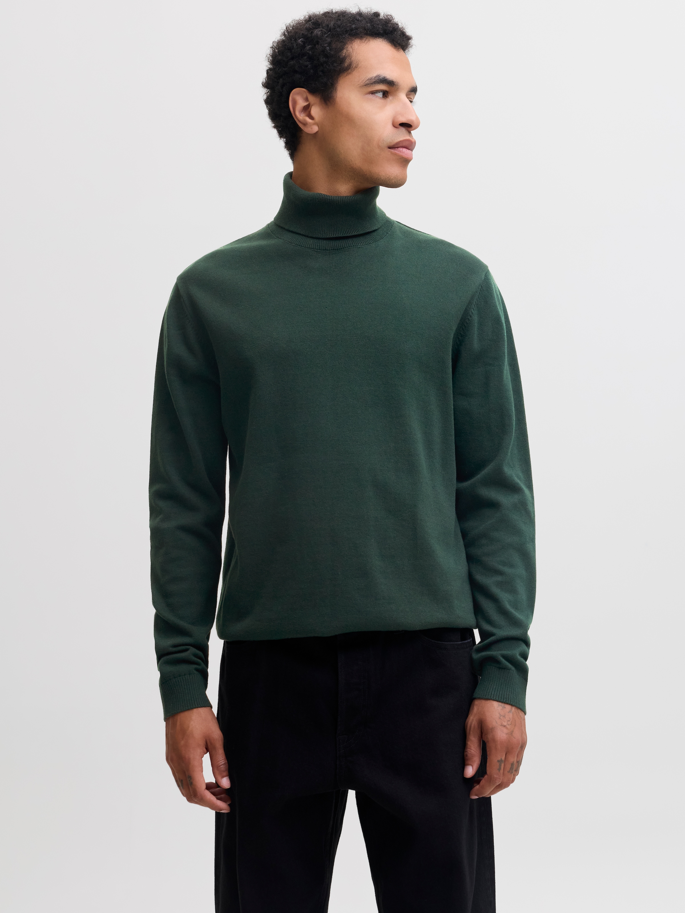 Jack & Jones Pull à col roulé »JJEBASIC mit hohem Tragekomfort« coton, coupe régulière