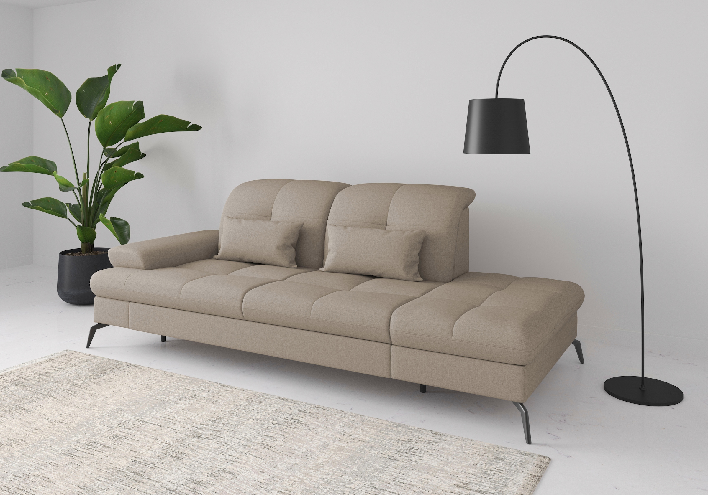 sit&more Récamière »Amica, inkl. Sitztiefenverstellung und Armteilverstellung« wahlweise mit Kopfteilverstellung und Stauraum