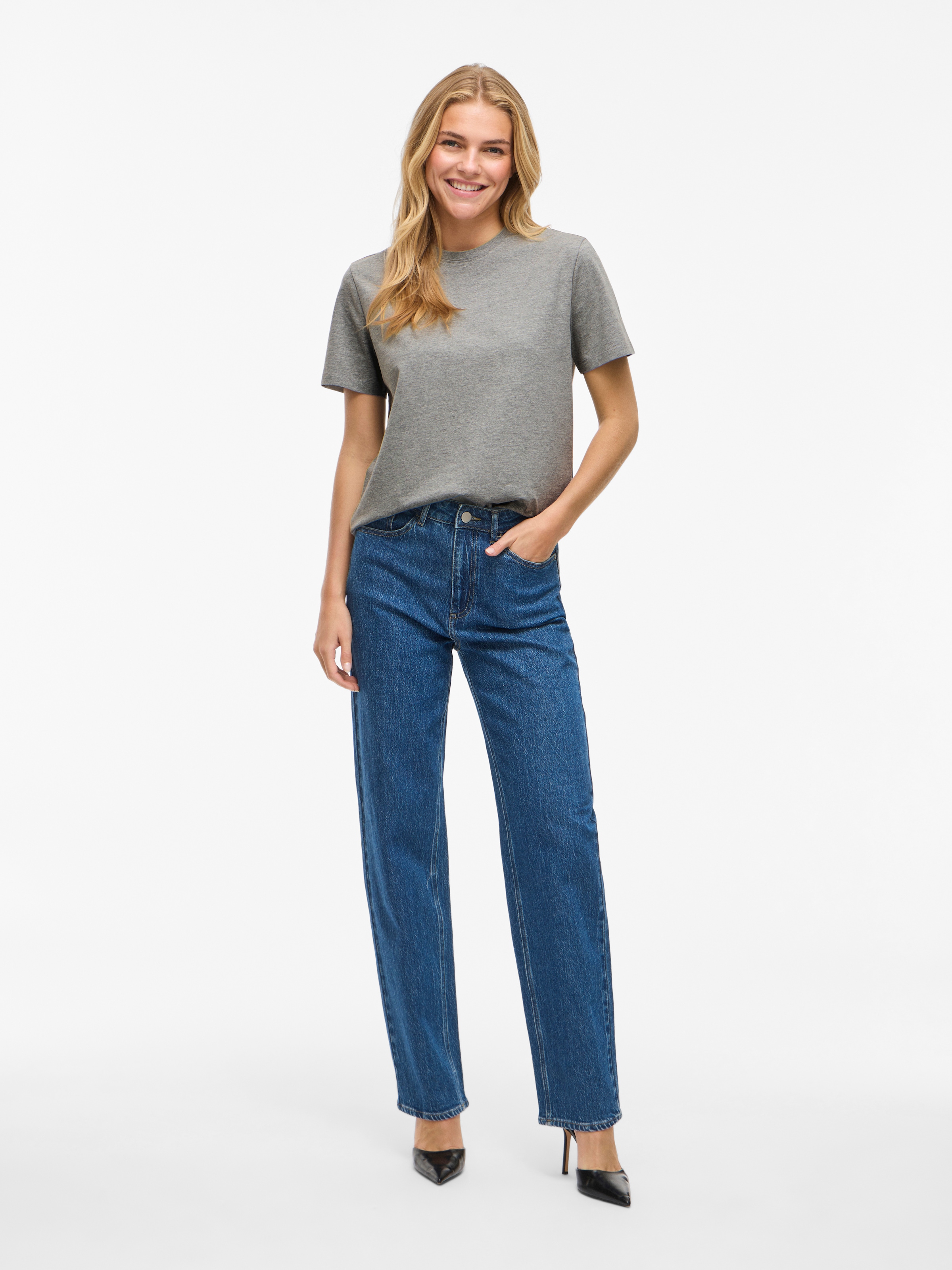 Vila Kurzarmshirt »VINORA S/S T-SHIRT - NOOS«