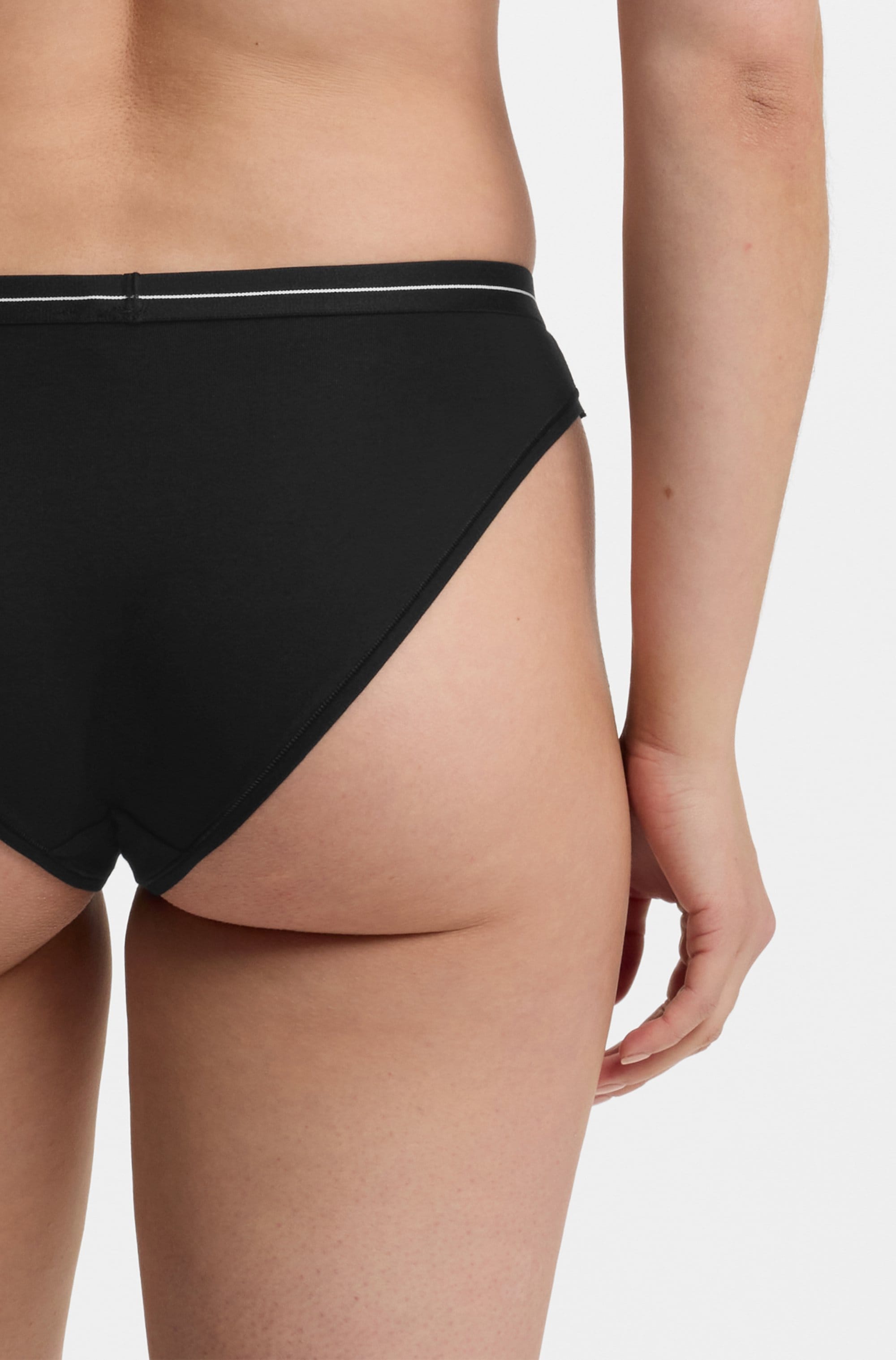 BOSS Slip »3P BRIEF« Paquet, 3er, 3 cuis mit elastischen Logobund