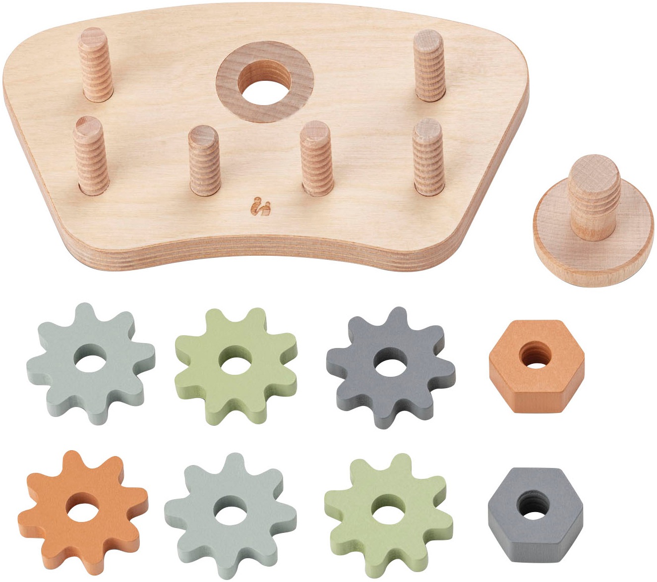 Hauck Planche de motricité »Play Repairing S Gears & Nuts« FSC® - schützt Wald