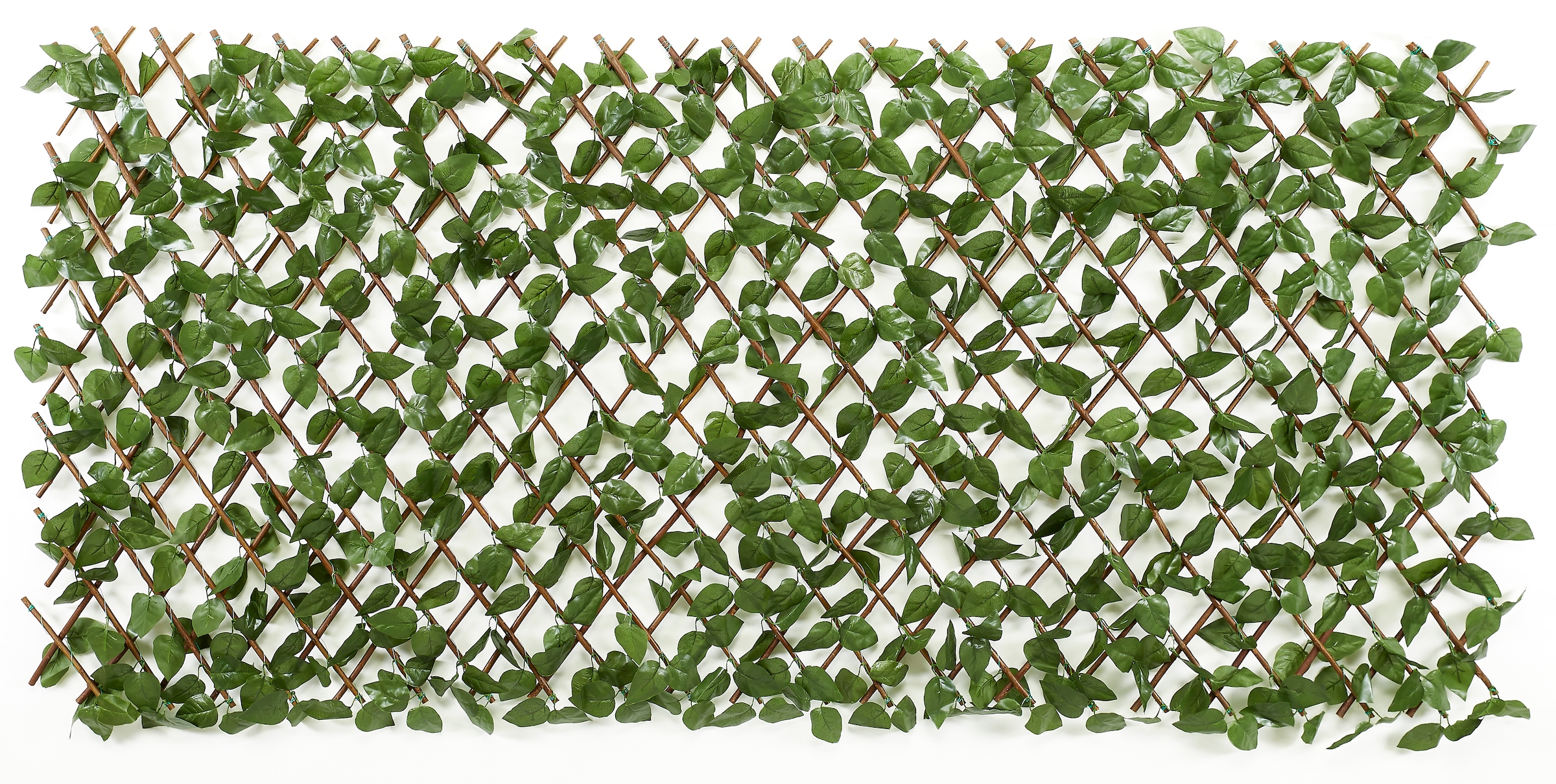 Andiamo Pare-vue en haies artificielles »ausziehbarer Zaun mit künstlichen Blättern« Spalier mit Kunstranke, natürliche Optik, Sichtschutz für Balkon