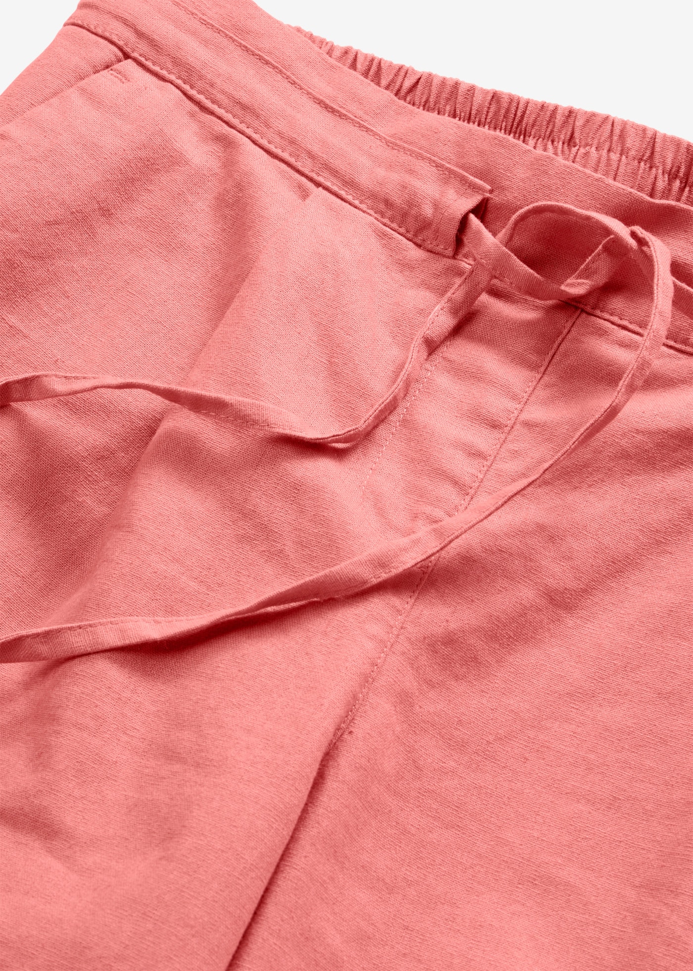 bonprix Pantalon en lin »Leinenhose«  en lin et coton, coupe Regular Fit, avec ceinture élastique
