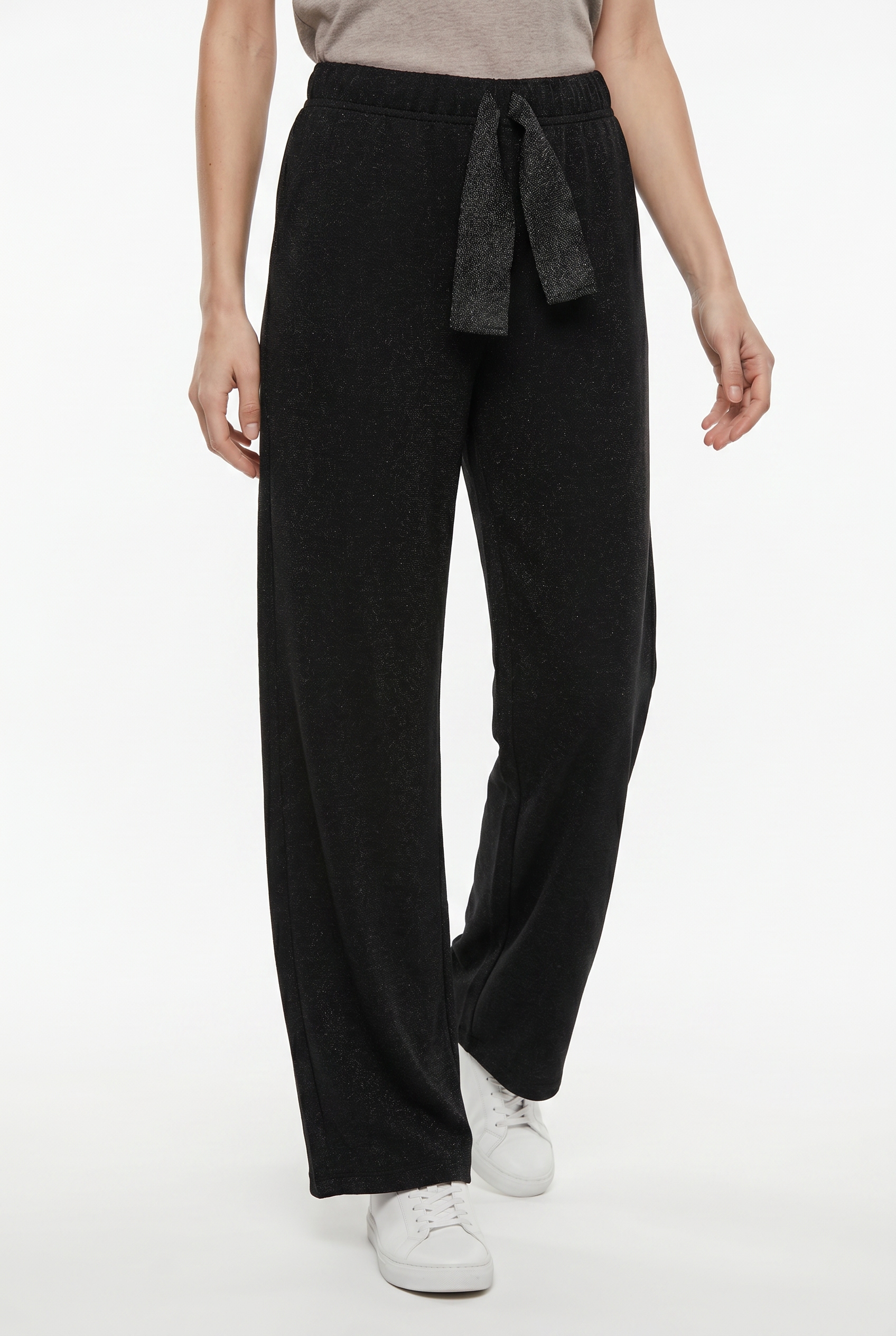 pieces Sweathose »PCCHILLI WIDE GLITTER SWEAT PANT NOOS BC«  Baumwollmischung