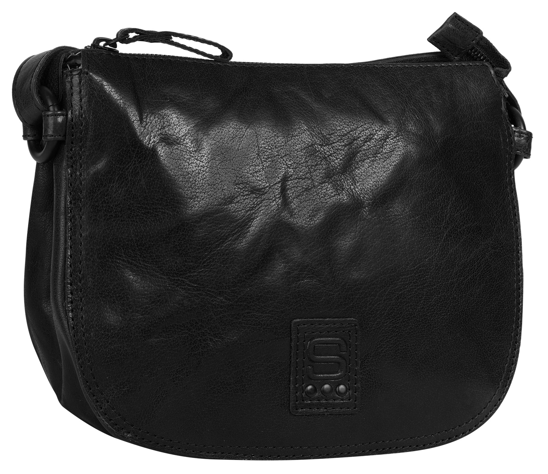 Spikes & Sparrow Sac à bandoulière cuir véritable