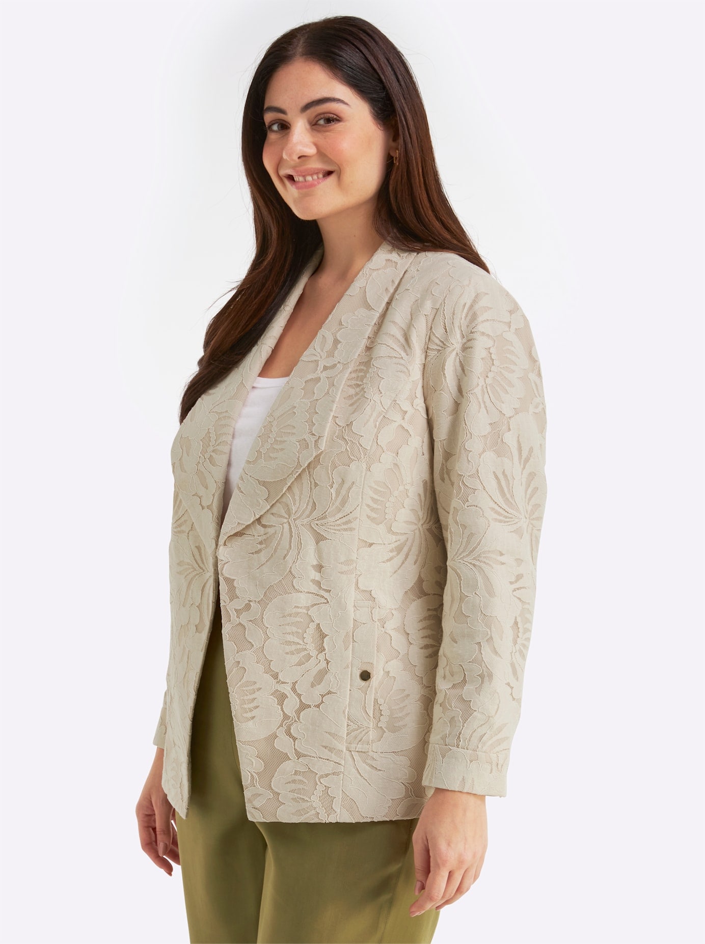 Sheego Veste courte sans capuche
