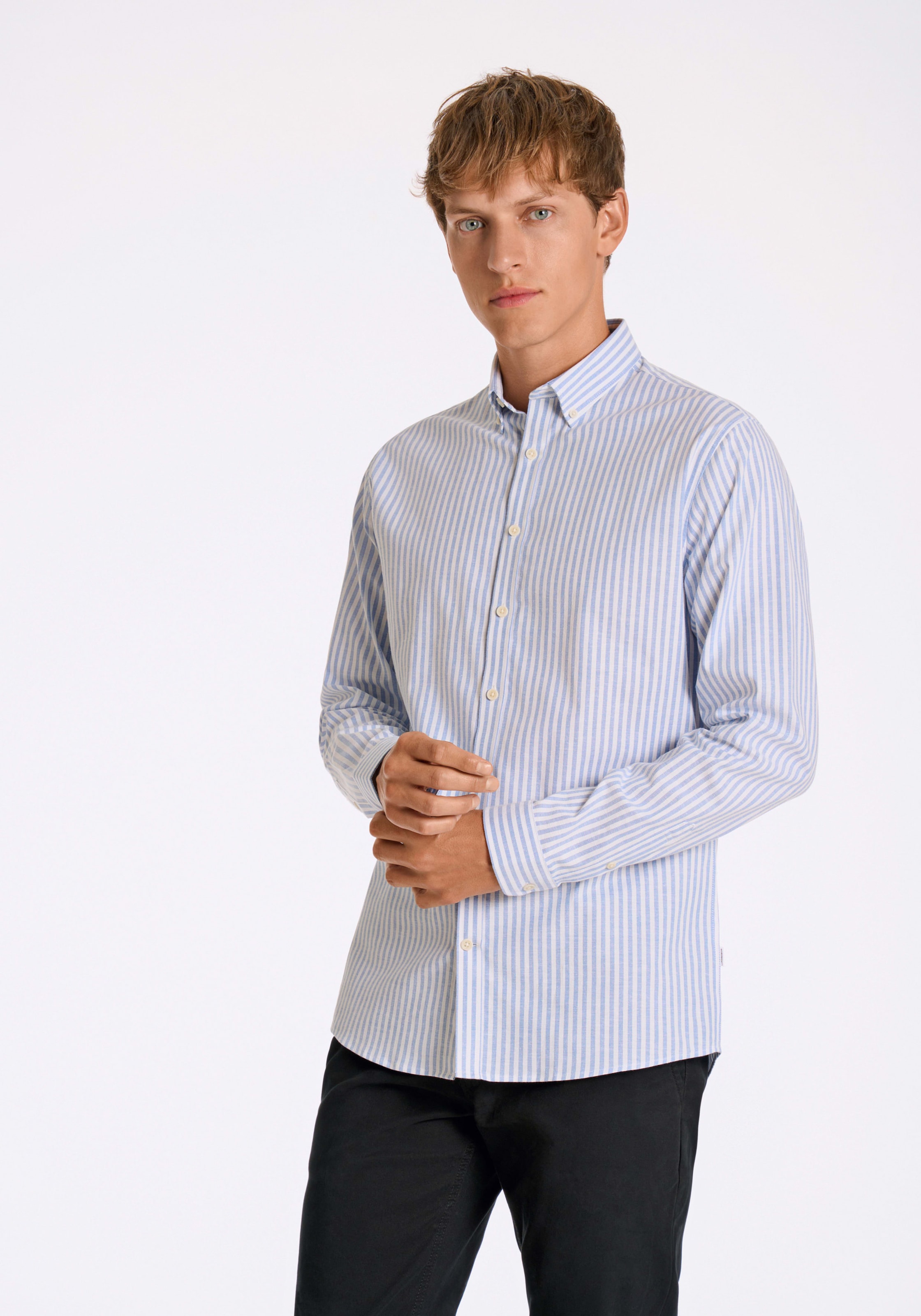 LINDBERGH Chemise à manches longues im Streifen-Design