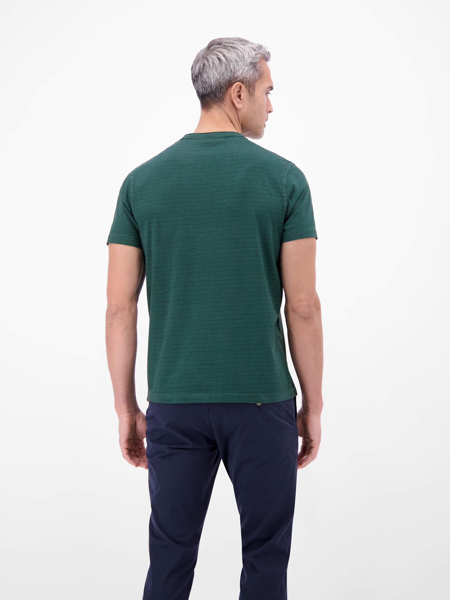 LERROS T-shirt à manches courtes avec col Serafino